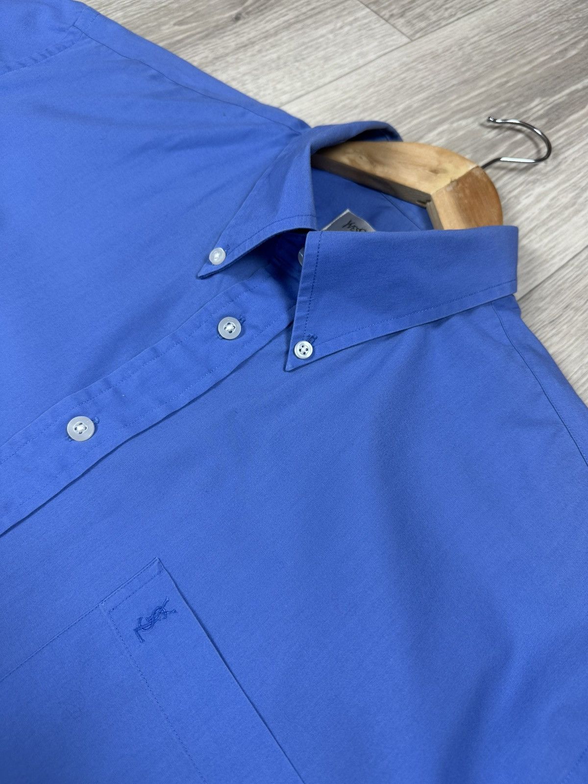 Yves Saint Laurent Vintage Yves Saint Laurent Short Sleeve Shirt Size XL Size US XL / EU 56 / 4 - 5 Thumbnail