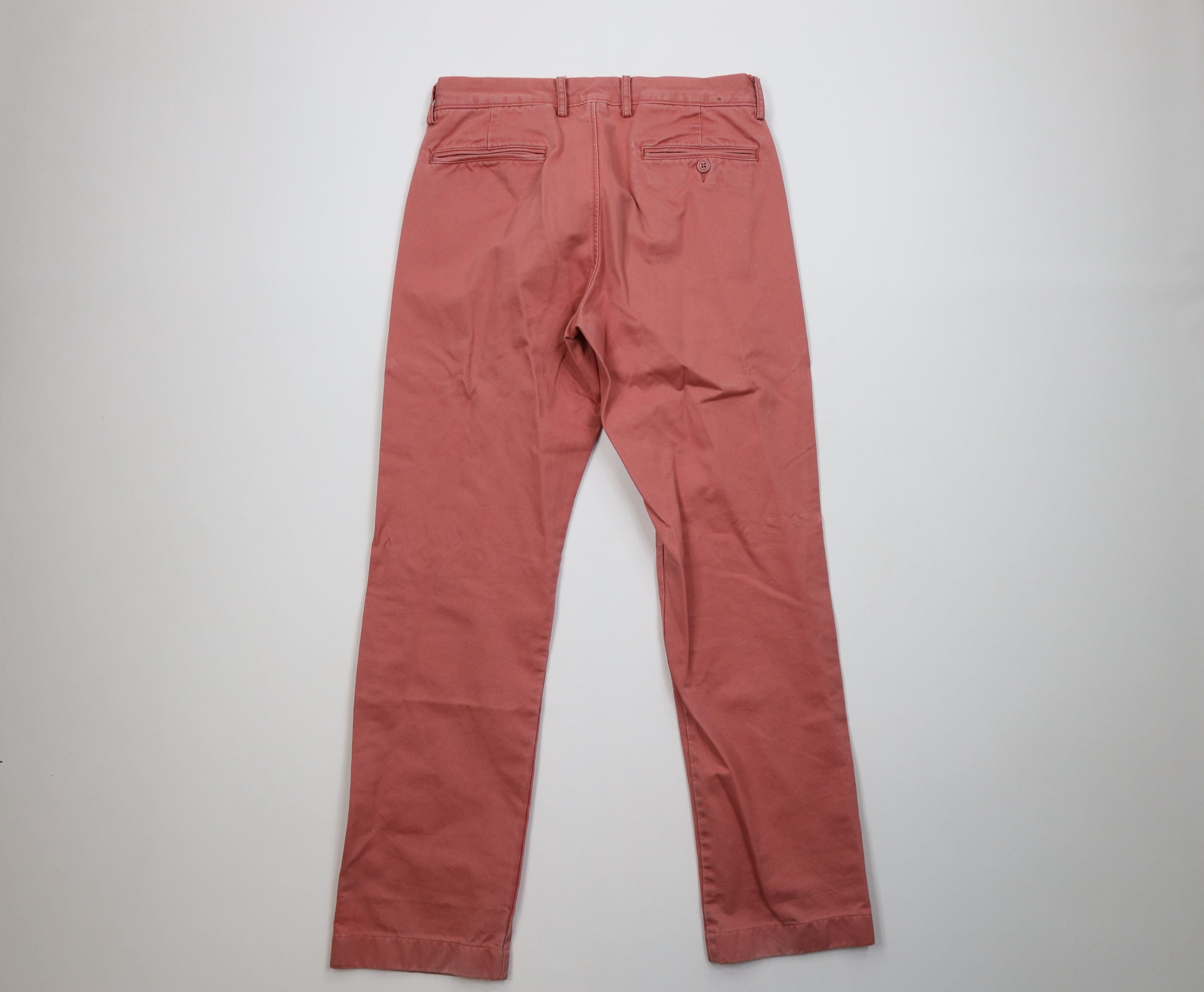 J.Crew J Crew Urban Slim Fit Stonewash Chino Pants Reddish Pink Size US 29 - 9 Thumbnail