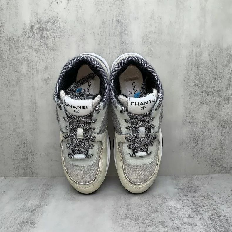 Chanel Chanel Knit Sports Sneakers in Size 37 -2505 Size US 6.5 / IT 36.5 - 6 Thumbnail