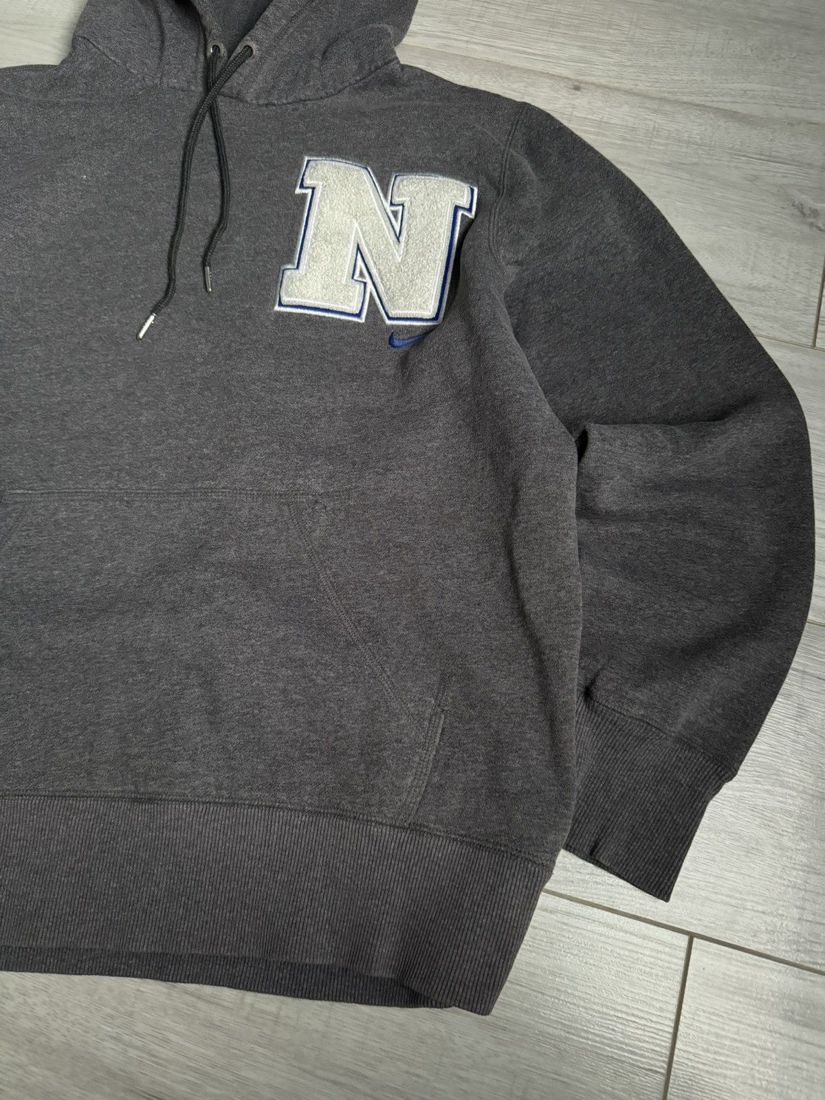 Nike × Vintage Vintage Nike Hoodie fleece teddy logo Size US M / EU 48-50 / 2 - 2 Thumbnail