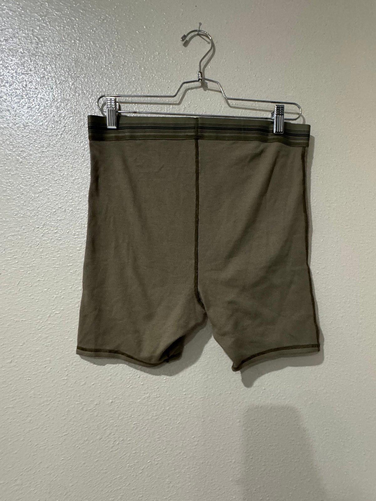 Kim Kardashian Skims Cotton rib Boxers Army Size 36" / US 14 / IT 50 - 3 Thumbnail