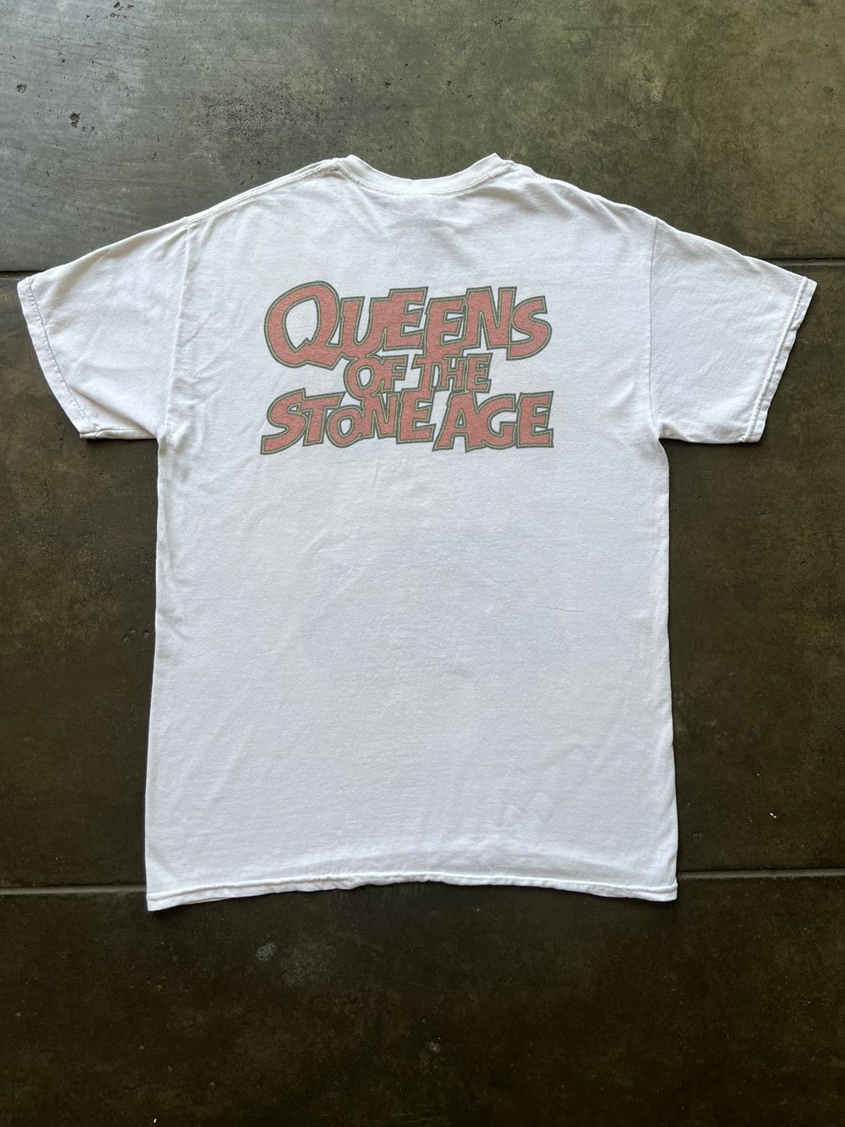Vintage VTG 2008 Queens of The Stone Age Band Tour Tee Shirt Kozik Size US M / EU 48-50 / 2 - 2 Thumbnail