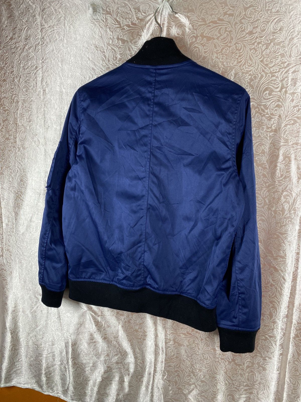 JACKROSE Jackrose Blue MA-1 Bomber Minimal Flight Jacket Size US M / EU 48-50 / 2 - 10 Thumbnail