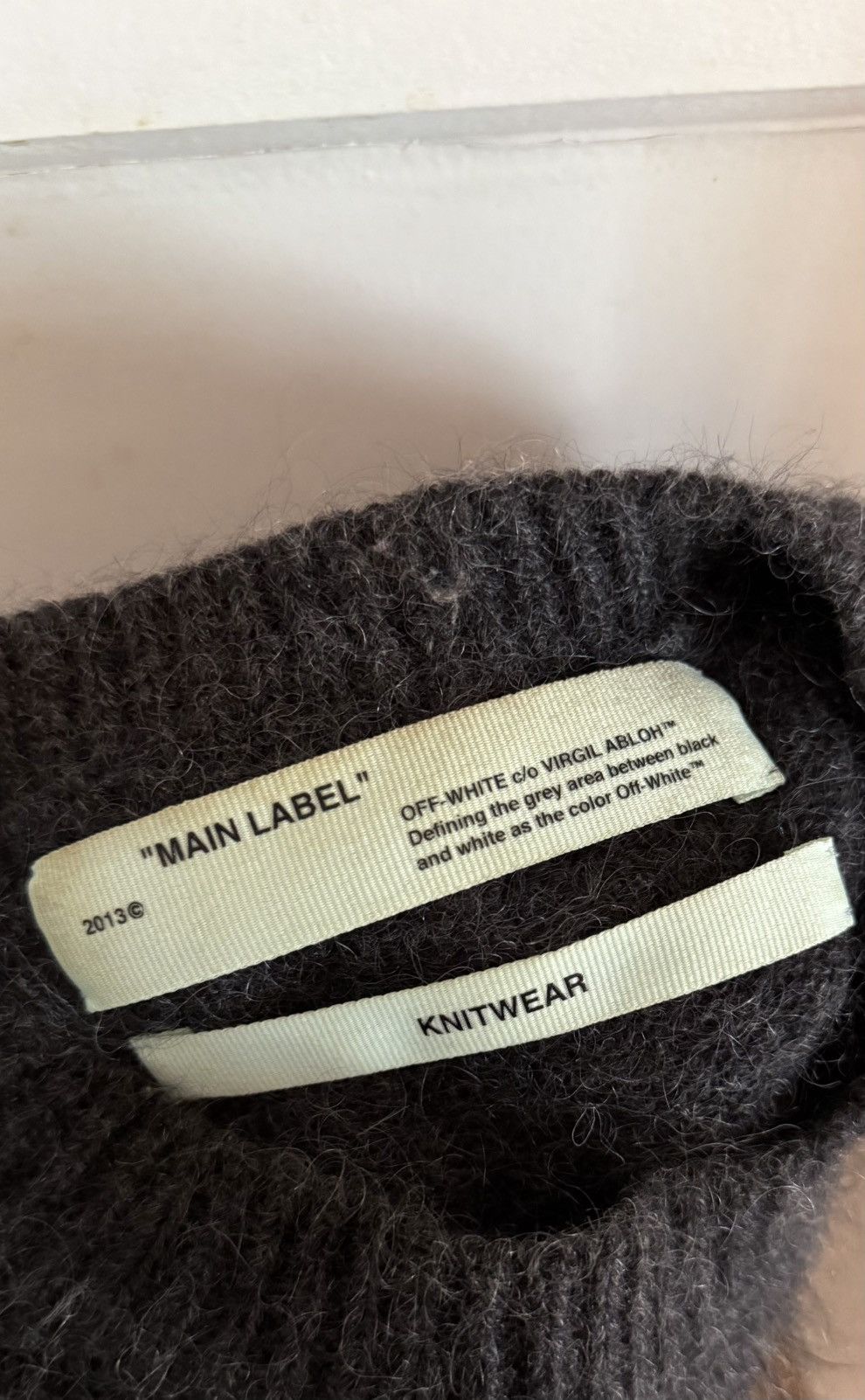 Off-White Off-White Mohair Knit Sweater Size US XS / EU 42 / 0 - 5 Thumbnail