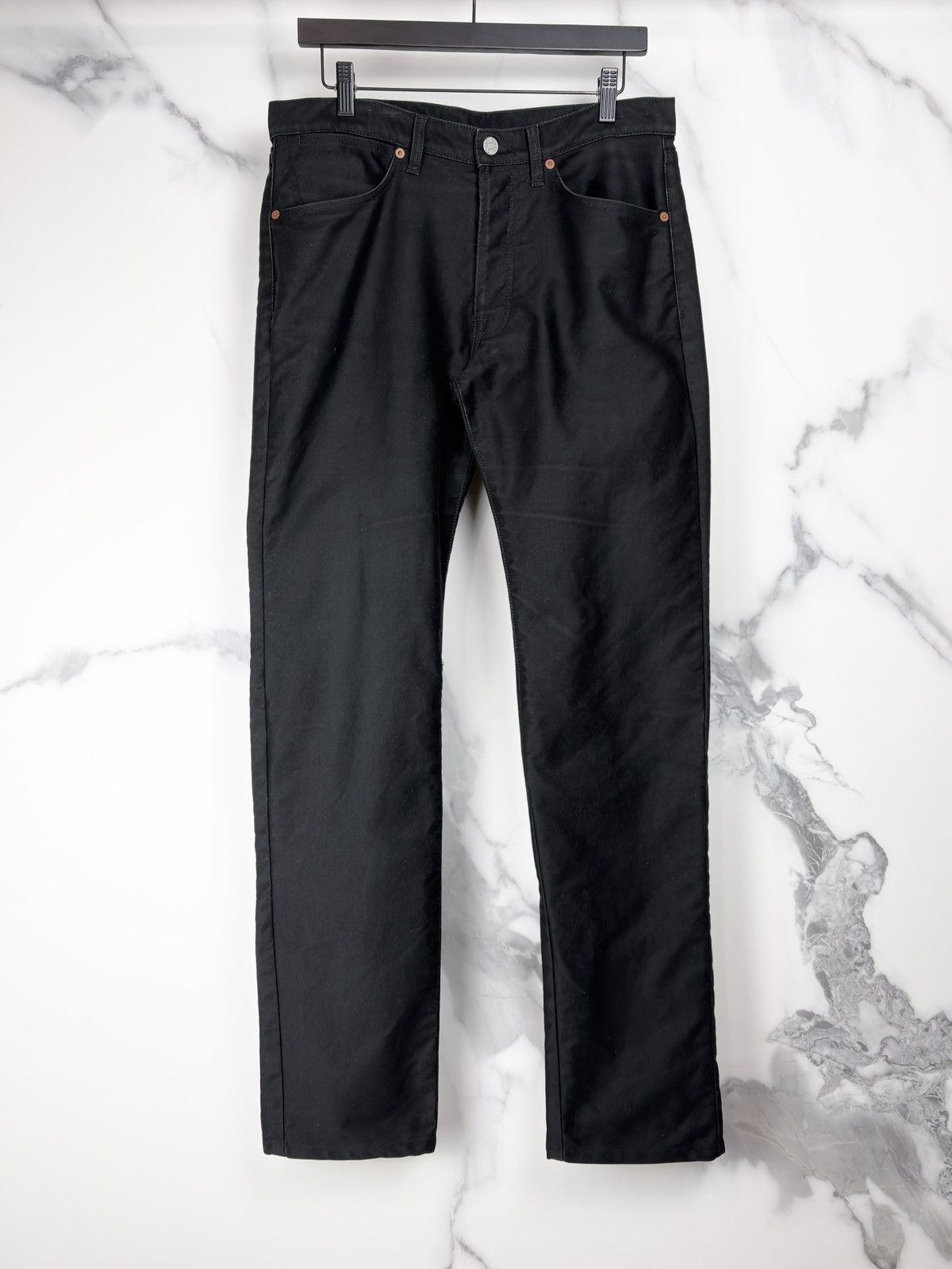 Gucci Tom Ford Vintage Brushed Cotton Jeans Black
