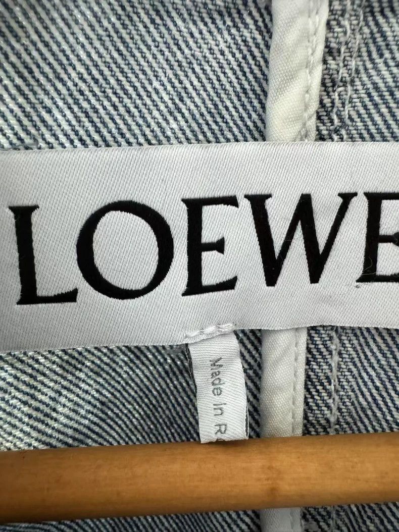 Loewe LOEWE Printed denim jacket coat Size M / US 6-8 / IT 42-44 - 3 Thumbnail