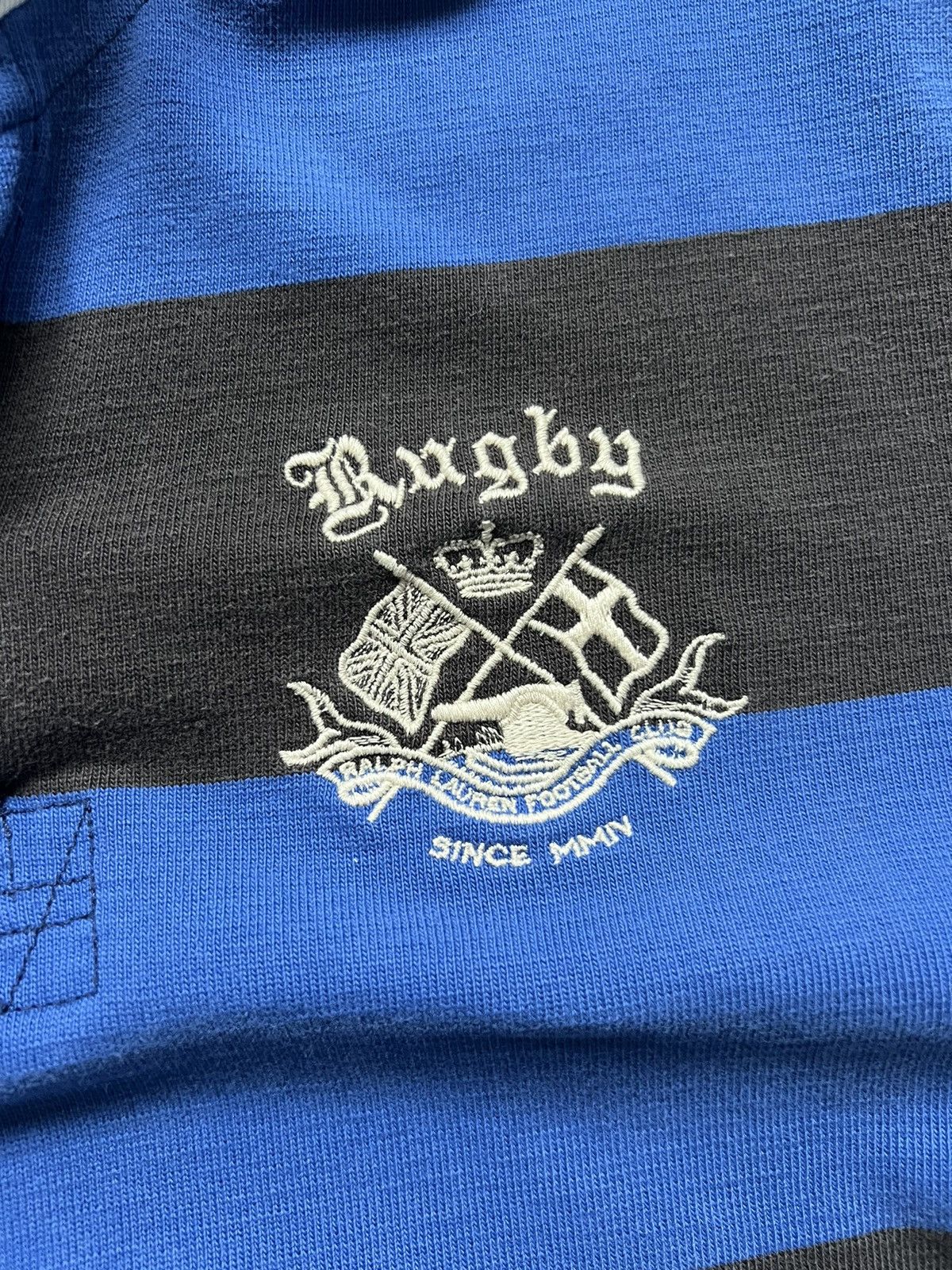 Polo Ralph Lauren VINTAGE POLO RALPH LAUREN RUGBY T SHIRT TEE BIG LOGO Size US XL / EU 56 / 4 - 7 Thumbnail