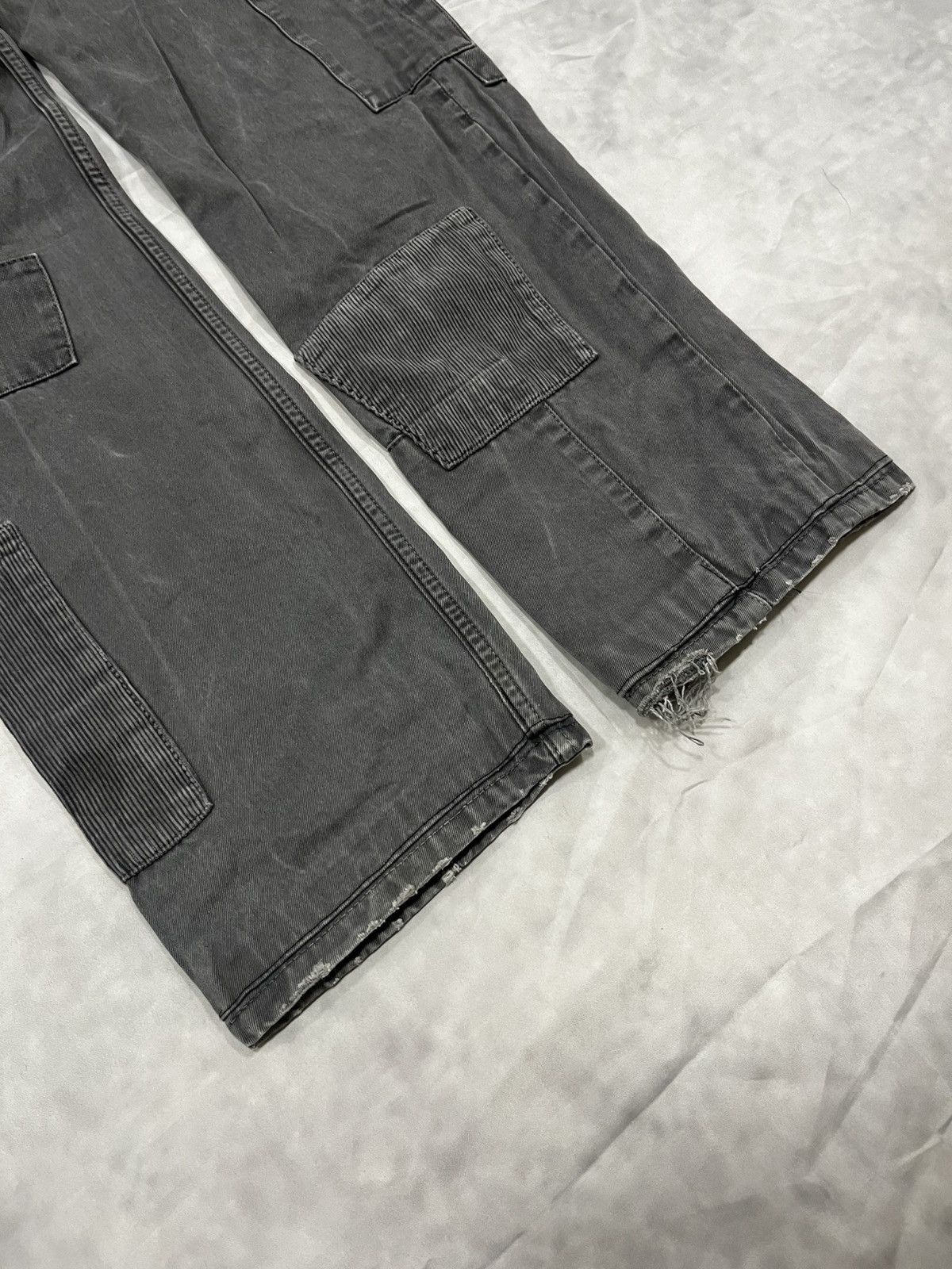 Dolce & Gabbana Dolce Gabbana Vintage Patchwork Distressed Dense Jeans Size US 33 - 8 Thumbnail