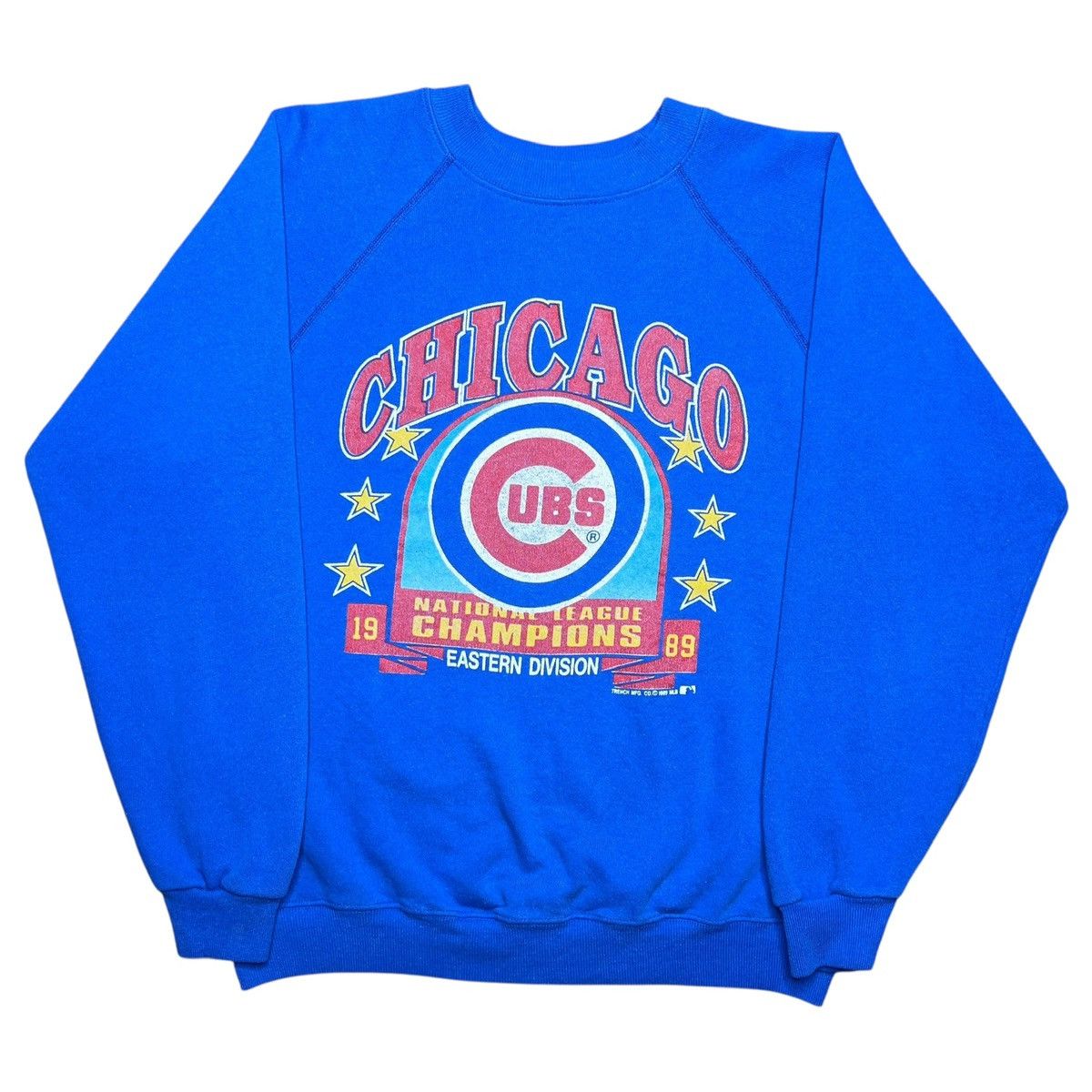 MLB 1989 MLB Chicago Cubs Eastern Division Champions Sweatshirt Size US L / EU 52-54 / 3 - 1 Thumbnail