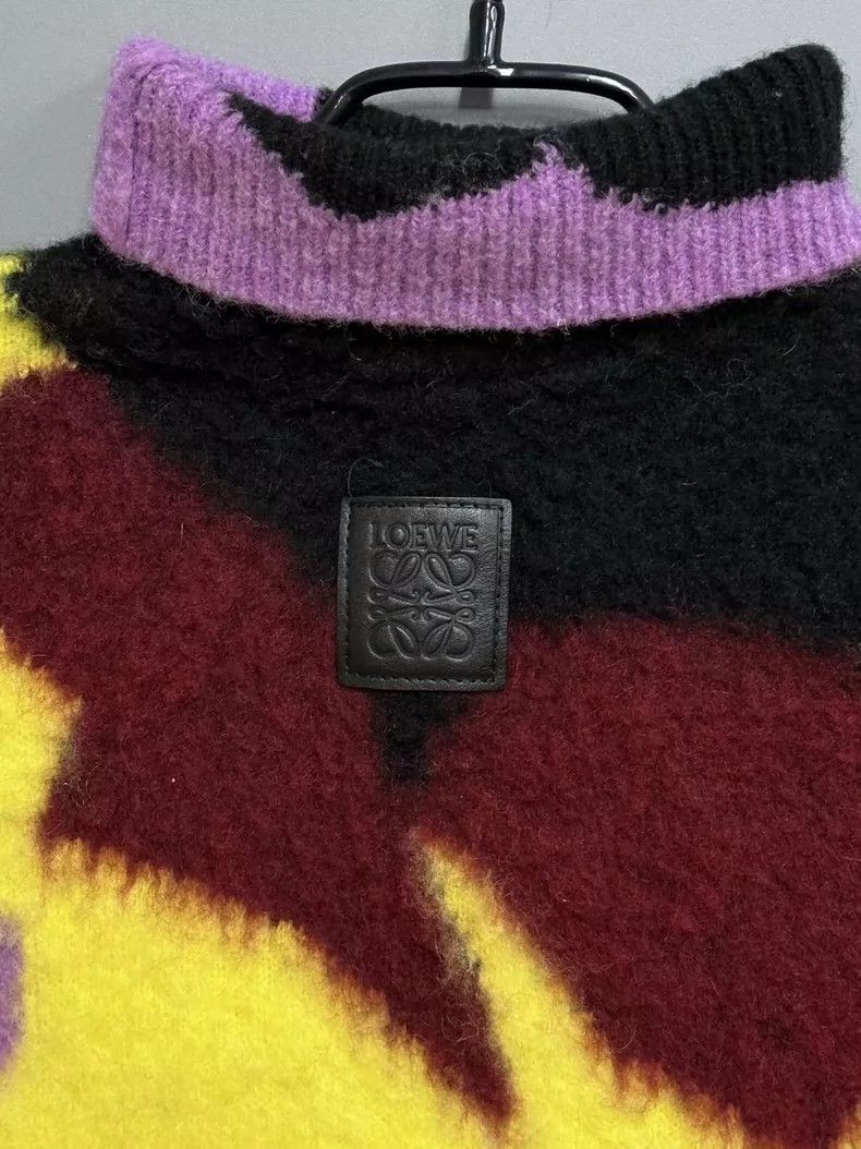 Loewe Loewe Leather logo colorful sweater Size S / US 4 / IT 40 - 5 Thumbnail