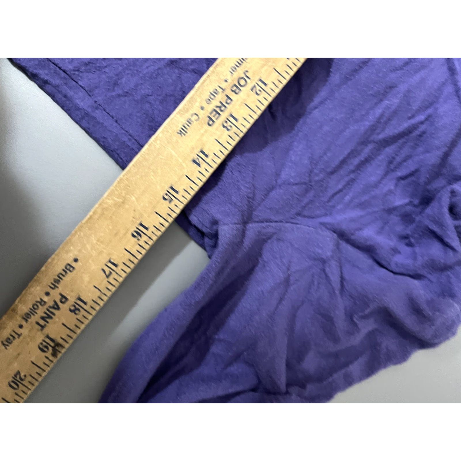 Eileen Fisher VINTAGE Eileen Fisher Womens T-Shirt Long Sleeve Knit Top Sz S Purple Solid Casual Fall Spring Summer Winter Size S / US 4 / IT 40 - 6 Thumbnail