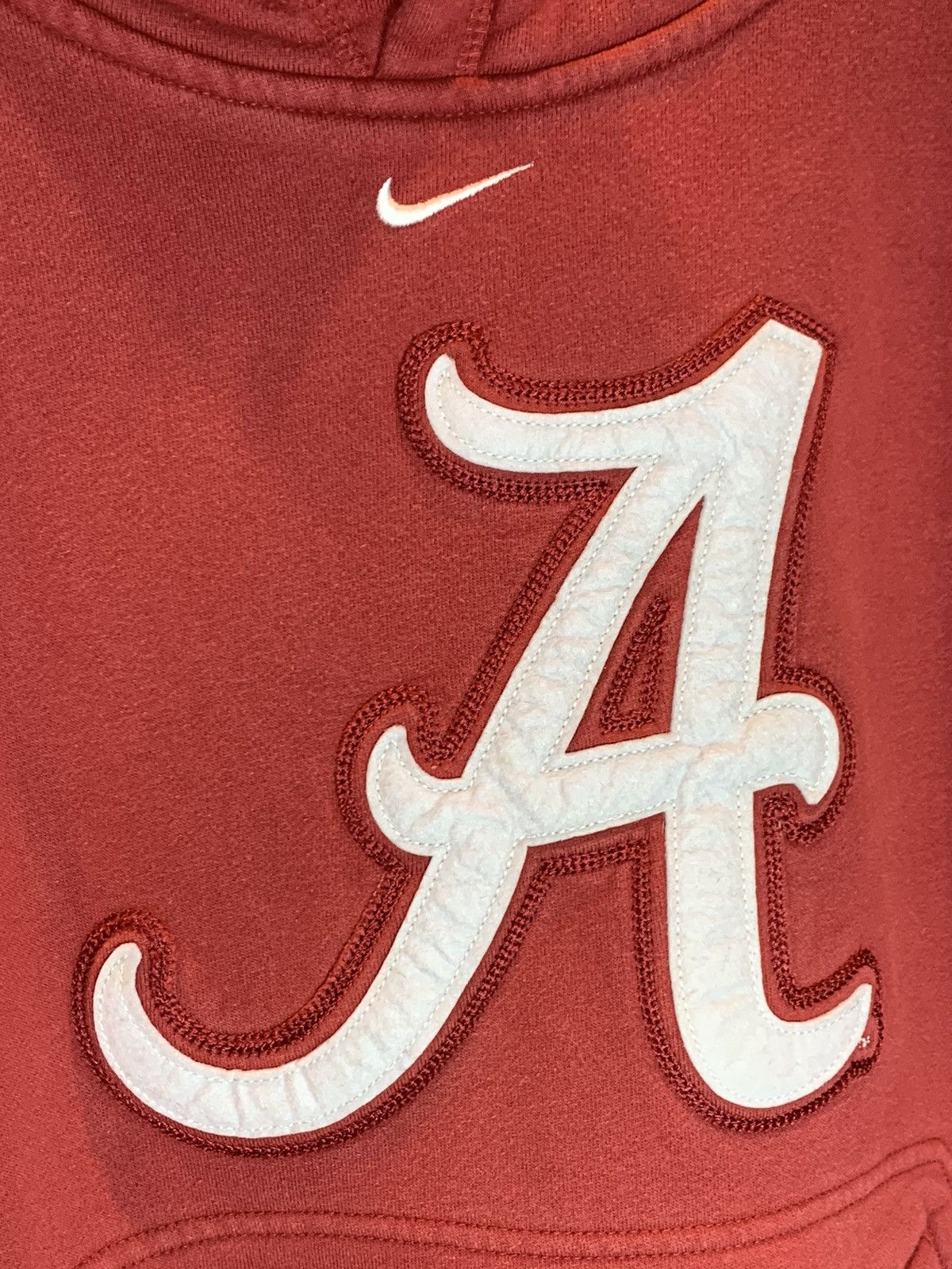 Nike RARE* Vintage Nike Alabama Center Swoosh Crimson Tide Hoodie Size US M / EU 48-50 / 2 - 6 Thumbnail