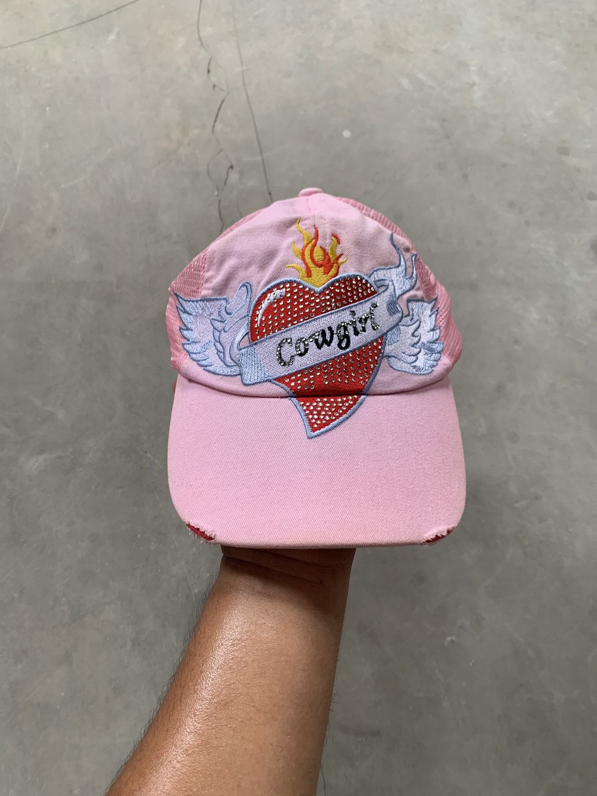 Japanese Brand Blazin Roxx Cowgirl Women Heart Tattoo Basseball Cap Size ONE SIZE - 2 Thumbnail