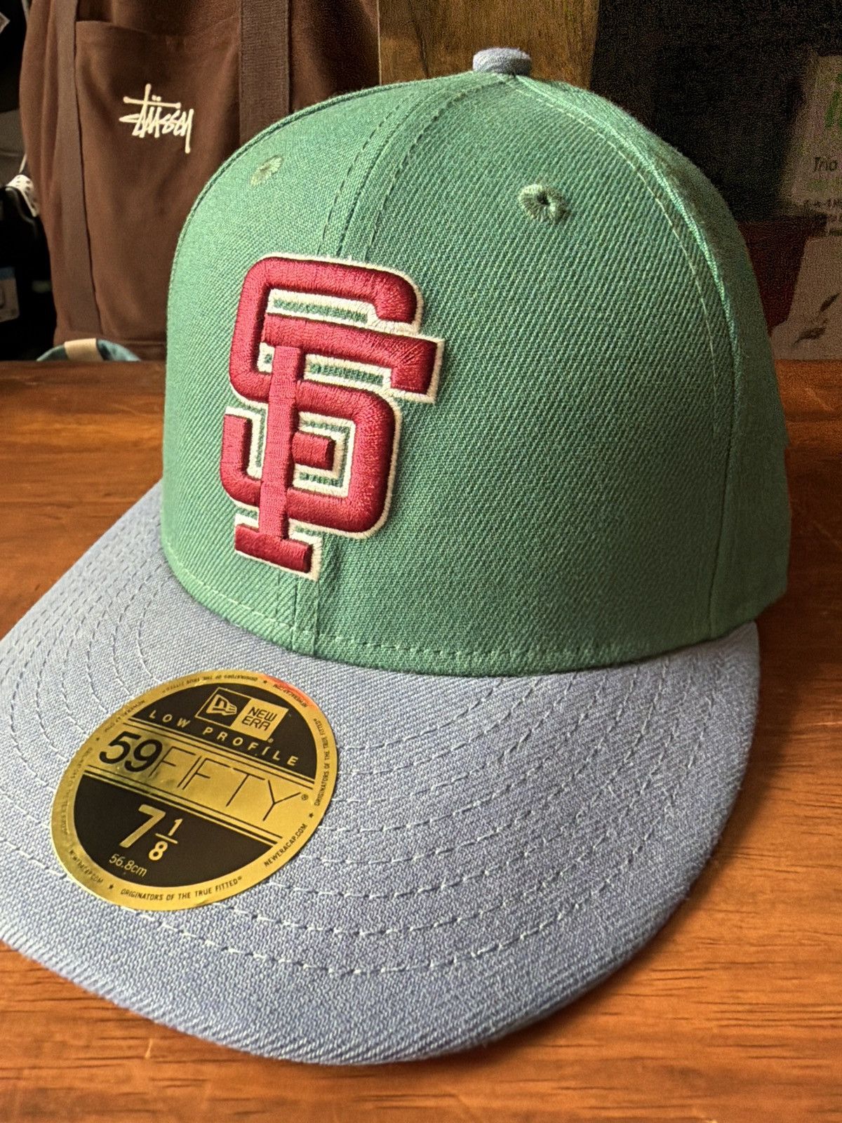 New Era San Francisco Giants Green Gemstone 59FIFTY Fitted Hat 7 1/8 Size ONE SIZE - 4 Thumbnail