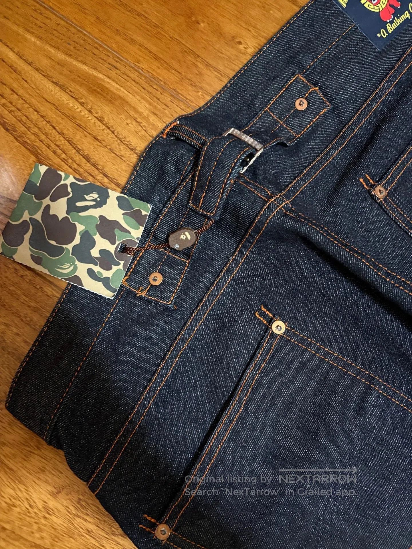 Bape BAPE Copper Line Paisley Original Jeans. Size US 30 / EU 46 - 4 Thumbnail