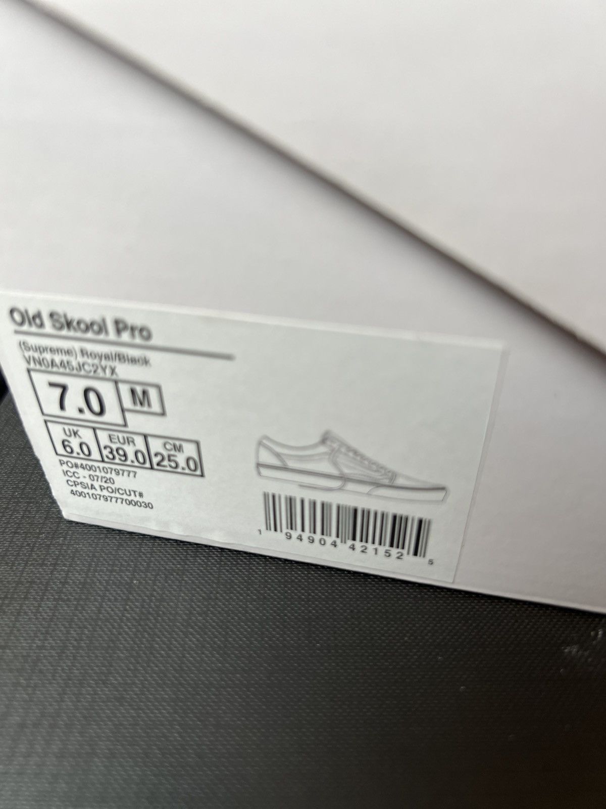 Supreme × Vans Old Skool Pro US 7 Brand New Size US 7 / EU 40 - 8 Thumbnail