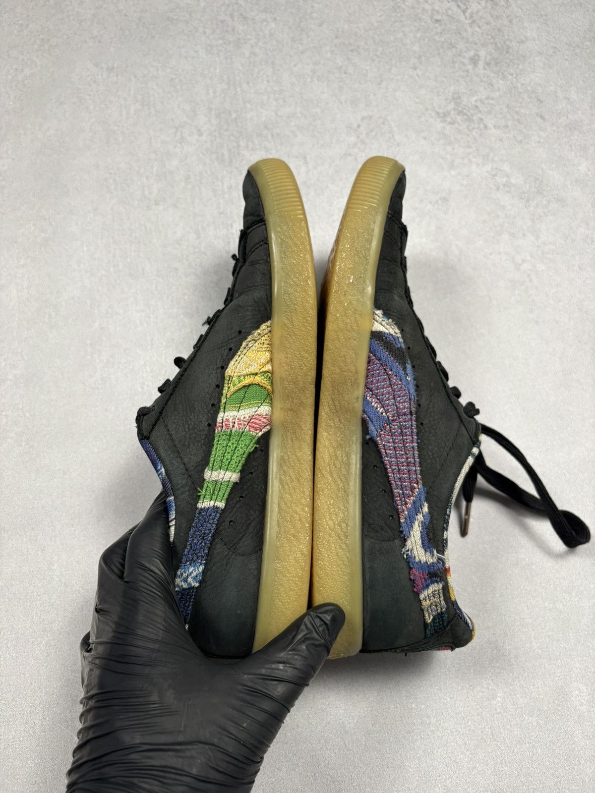 Puma Distressed Puma Clyde Coogi Patchwork Sneakers Gum Sole Y2K Size US 9.5 / EU 42-43 - 6 Thumbnail