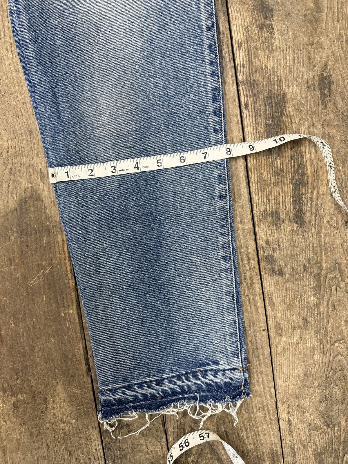 John Elliott John Elliot Distressed Jeans Blue Size 33 Size US 33 - 7 Thumbnail