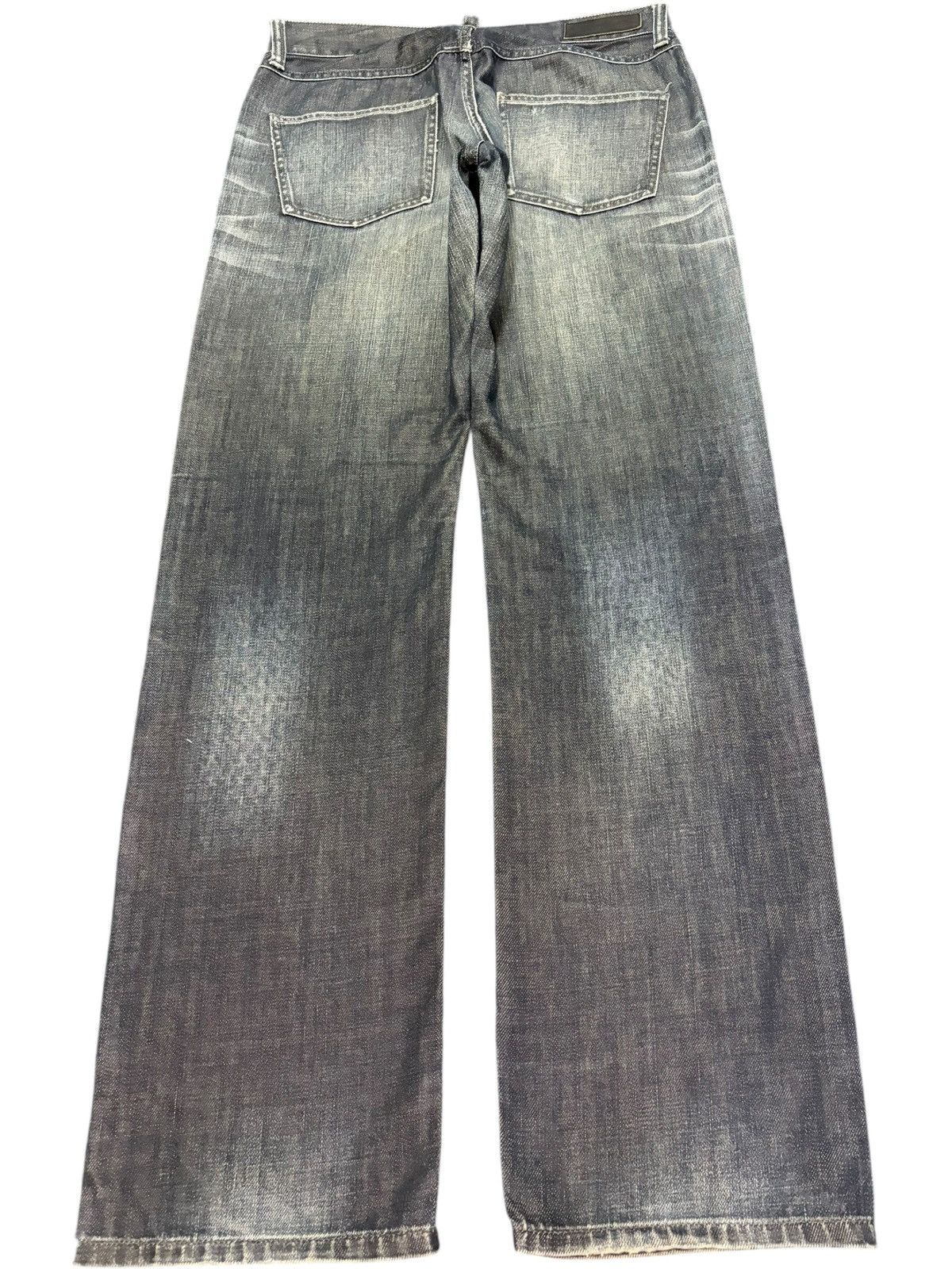 Edwin Vintage Japanese Brand Faded Wash Distress Loose Jeans Size US 31 - 2 Thumbnail