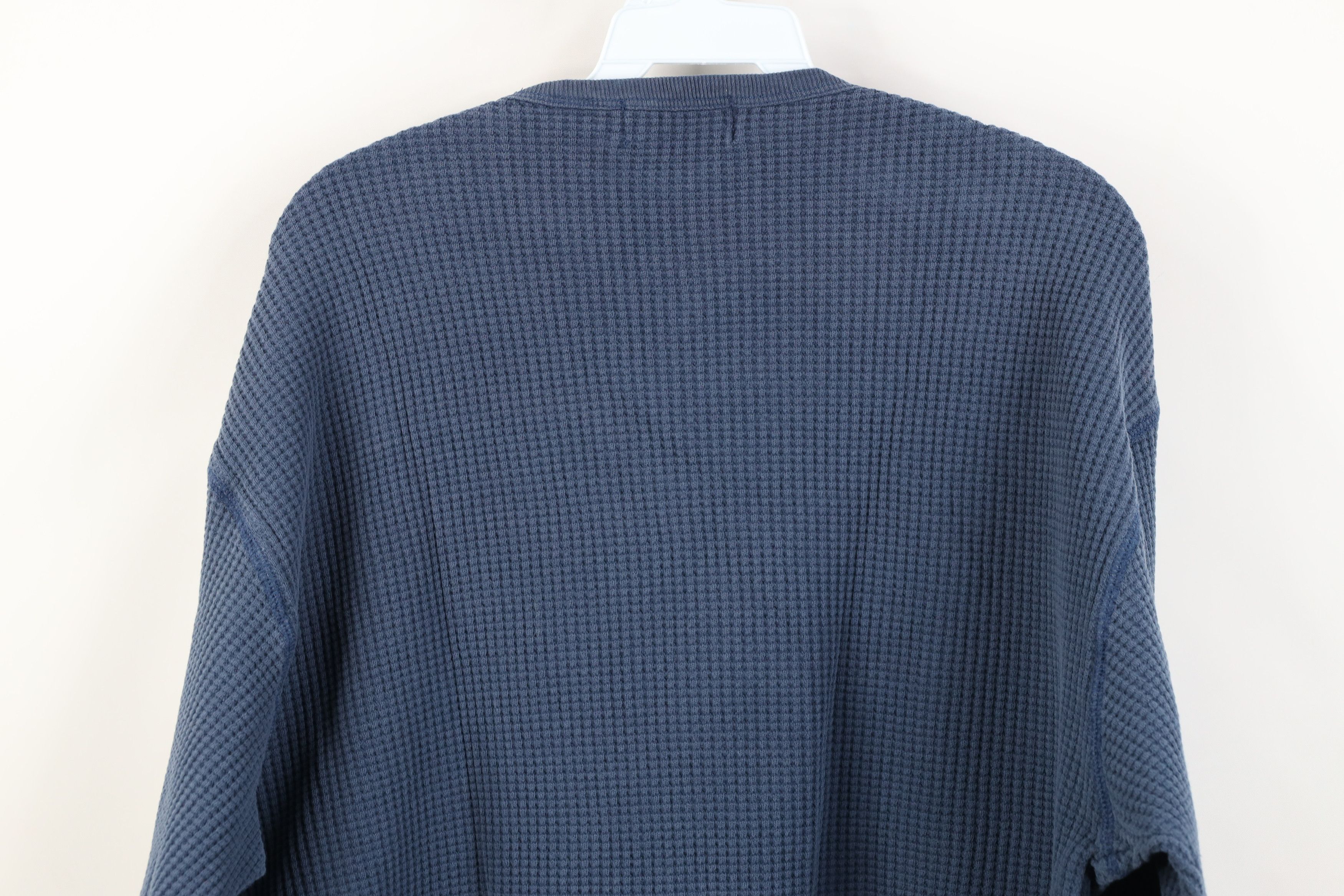 American Eagle Outfitters Vintage 90s American Eagle Fit Thermal Waffle Knit T-Shirt Size US XL / EU 56 / 4 - 9 Thumbnail