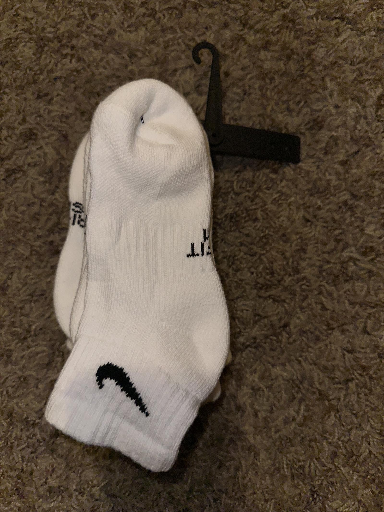 Nike Nike Performance White Quarter Socks Size ONE SIZE - 1 Thumbnail