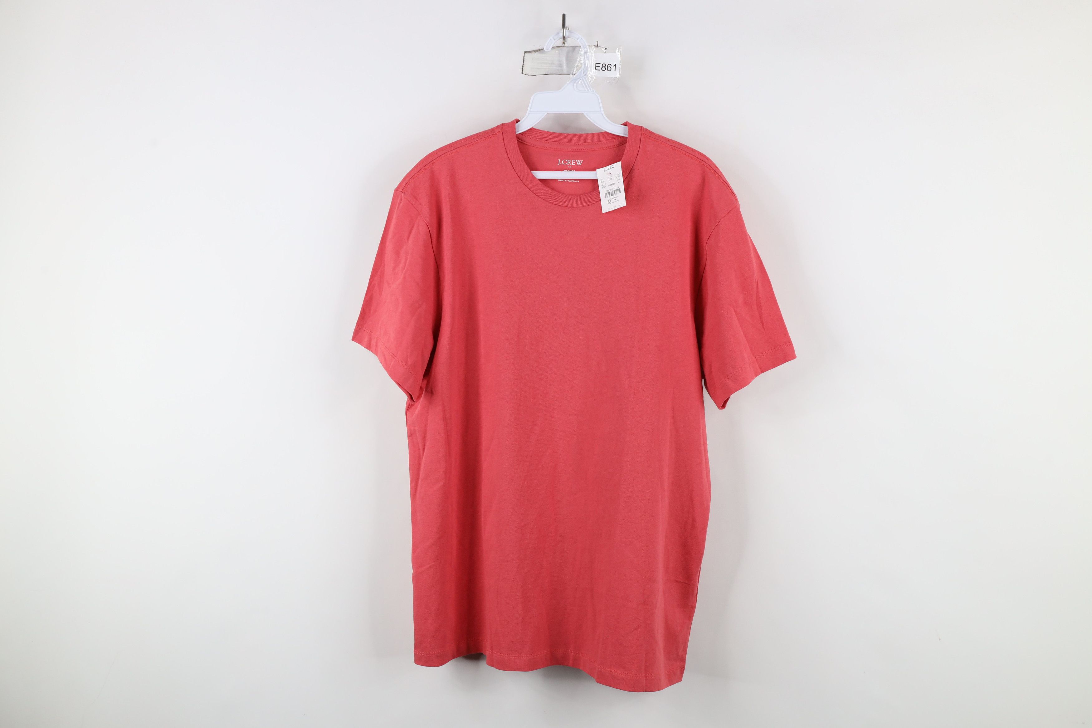 J.Crew × Vintage New J Crew Washed Dye Blank Short Sleeve T-Shirt Pink Cotton Size US M / EU 48-50 / 2 - 1 Thumbnail