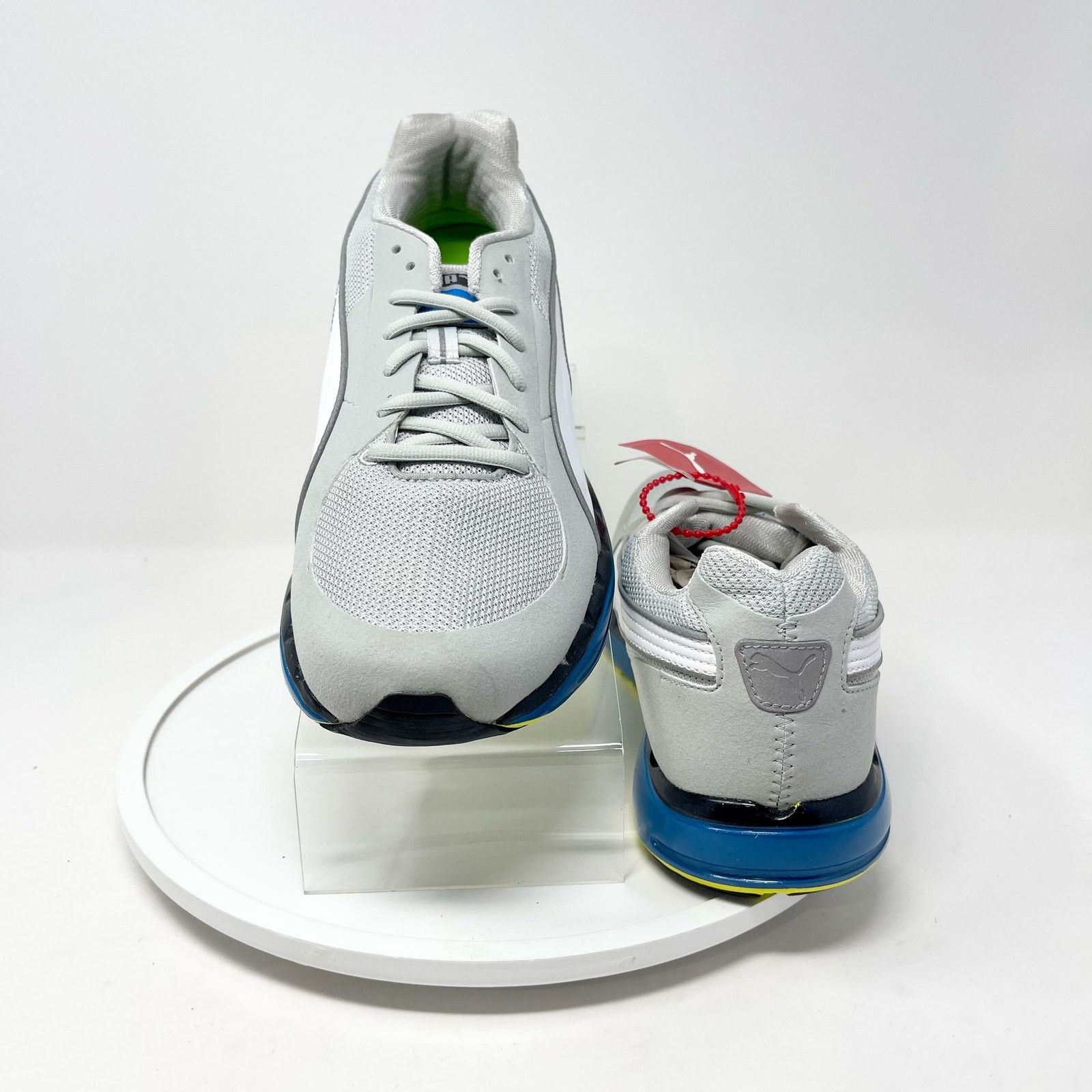 Puma Puma BioRide Gray, White & Blue Athletic Running Shoe 8.5 Size US 8.5 / IT 38.5 - 4 Thumbnail