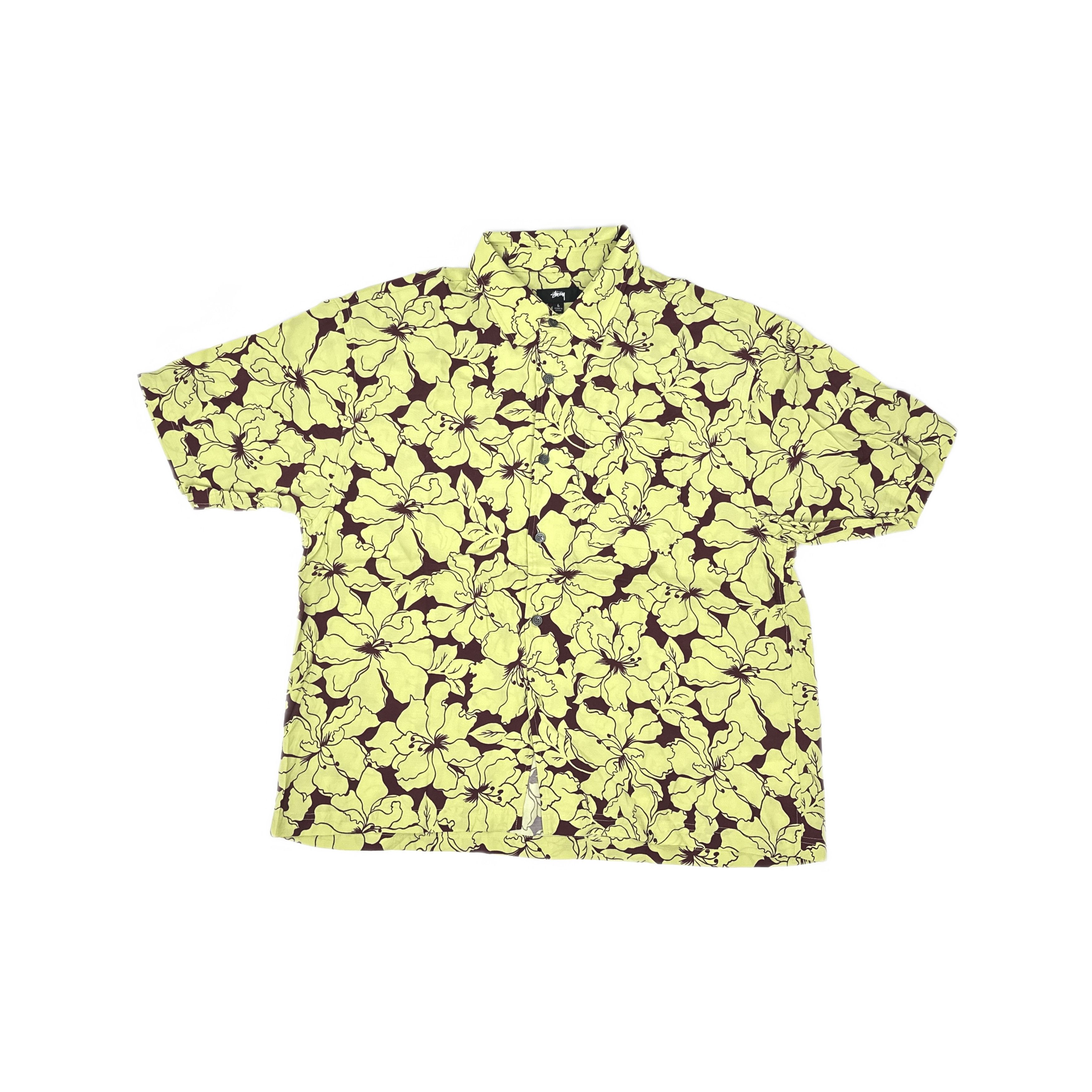 Stussy Stussy Floral Viscose Short Sleeve Shirt Size L Size US L / EU 52-54 / 3 - 1 Thumbnail