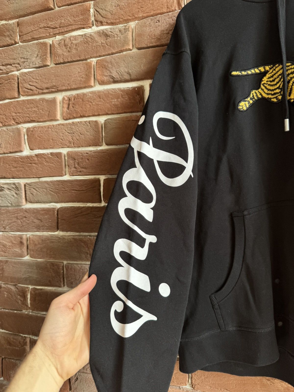 Kenzo Kenzo Paris Print Flying Tiger Hoodie XL Designer hype black Size US XL / EU 56 / 4 - 3 Thumbnail