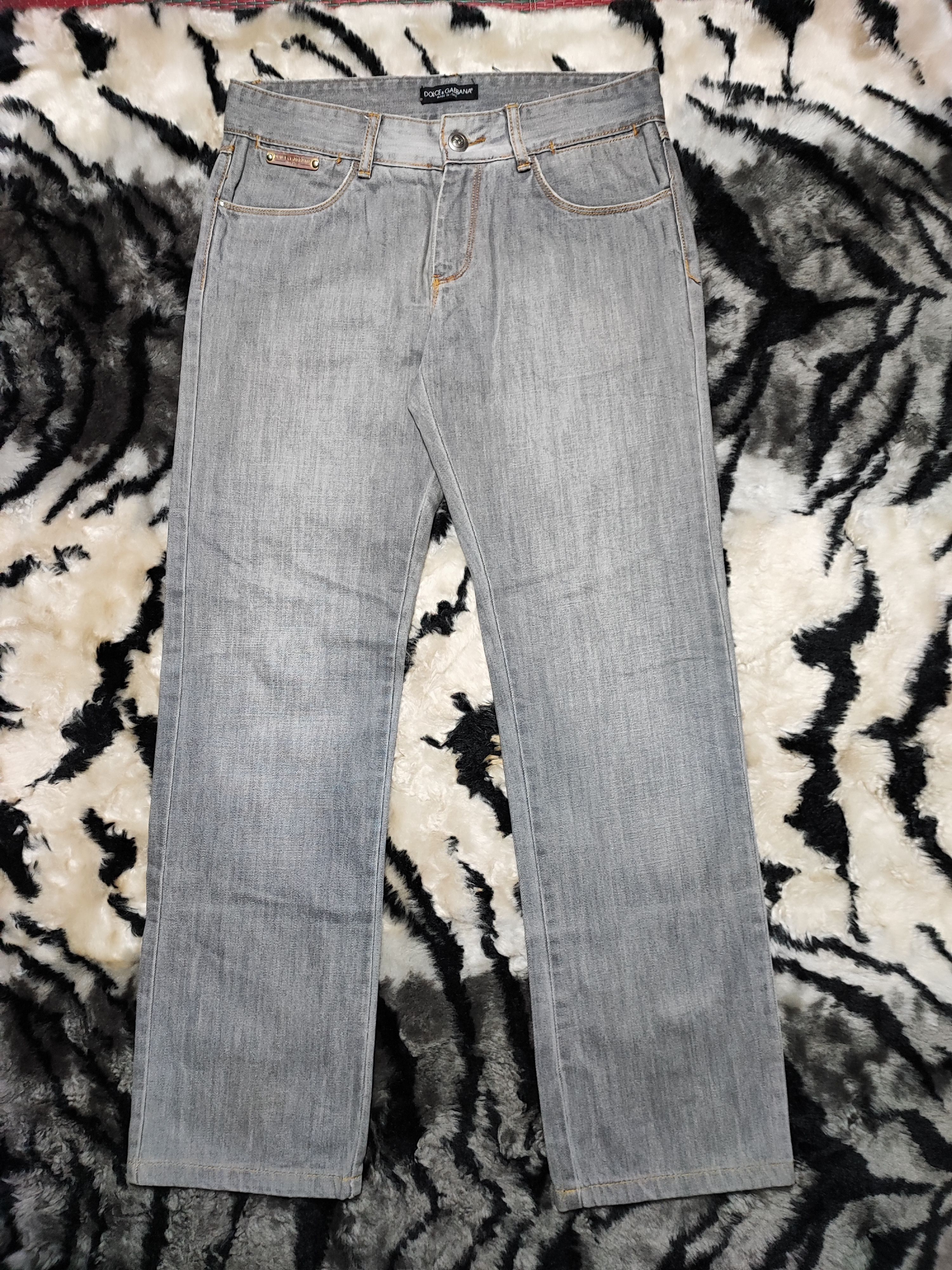 Dolce & Gabbana Vintage 2000s Dolce Gabbana Jeans Baggy Faded Japanese Size US 32 / EU 48 - 1 Thumbnail