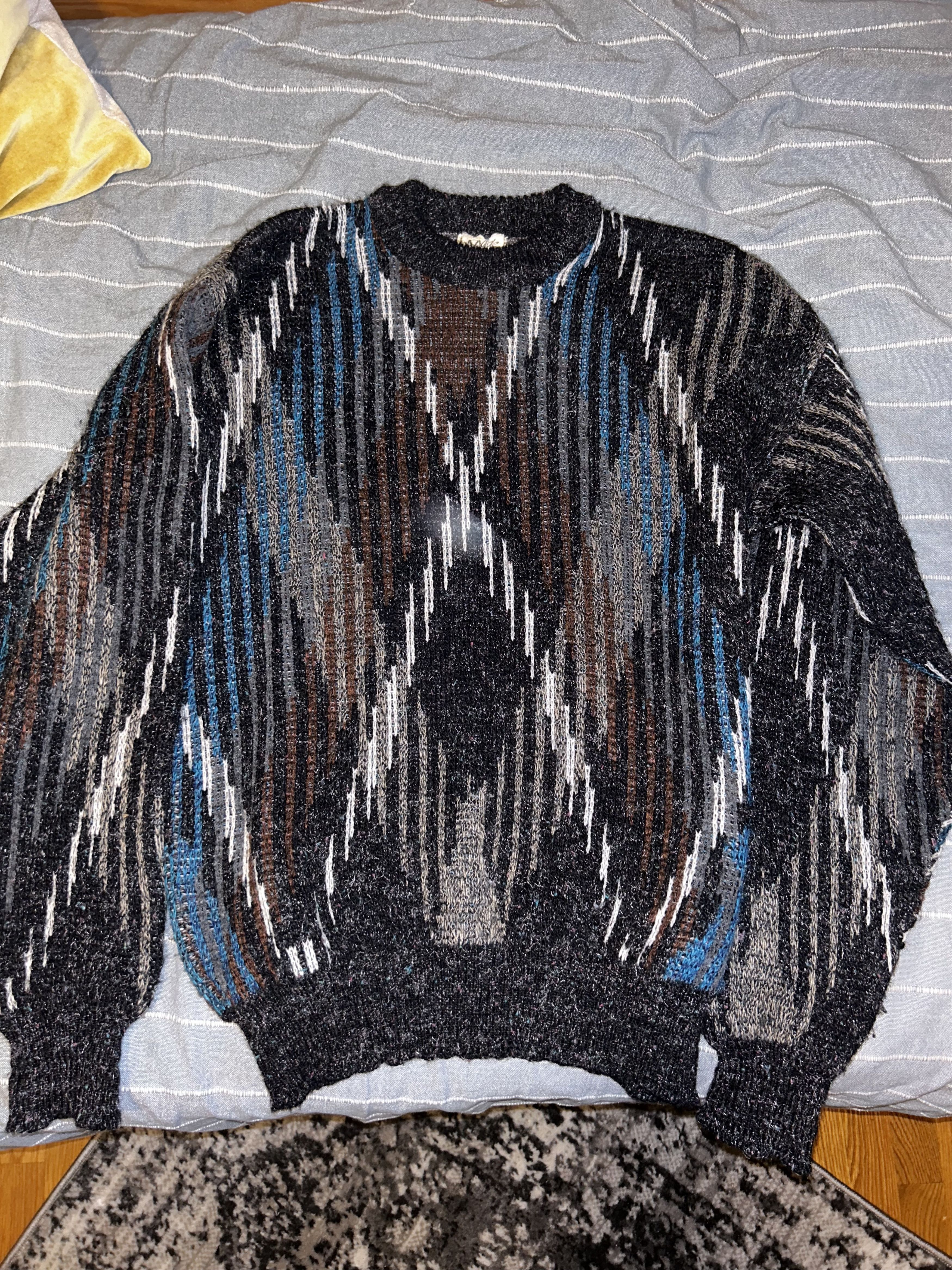 Vintage Vintage Knit Sweater Size US L / EU 52-54 / 3 - 1 Thumbnail