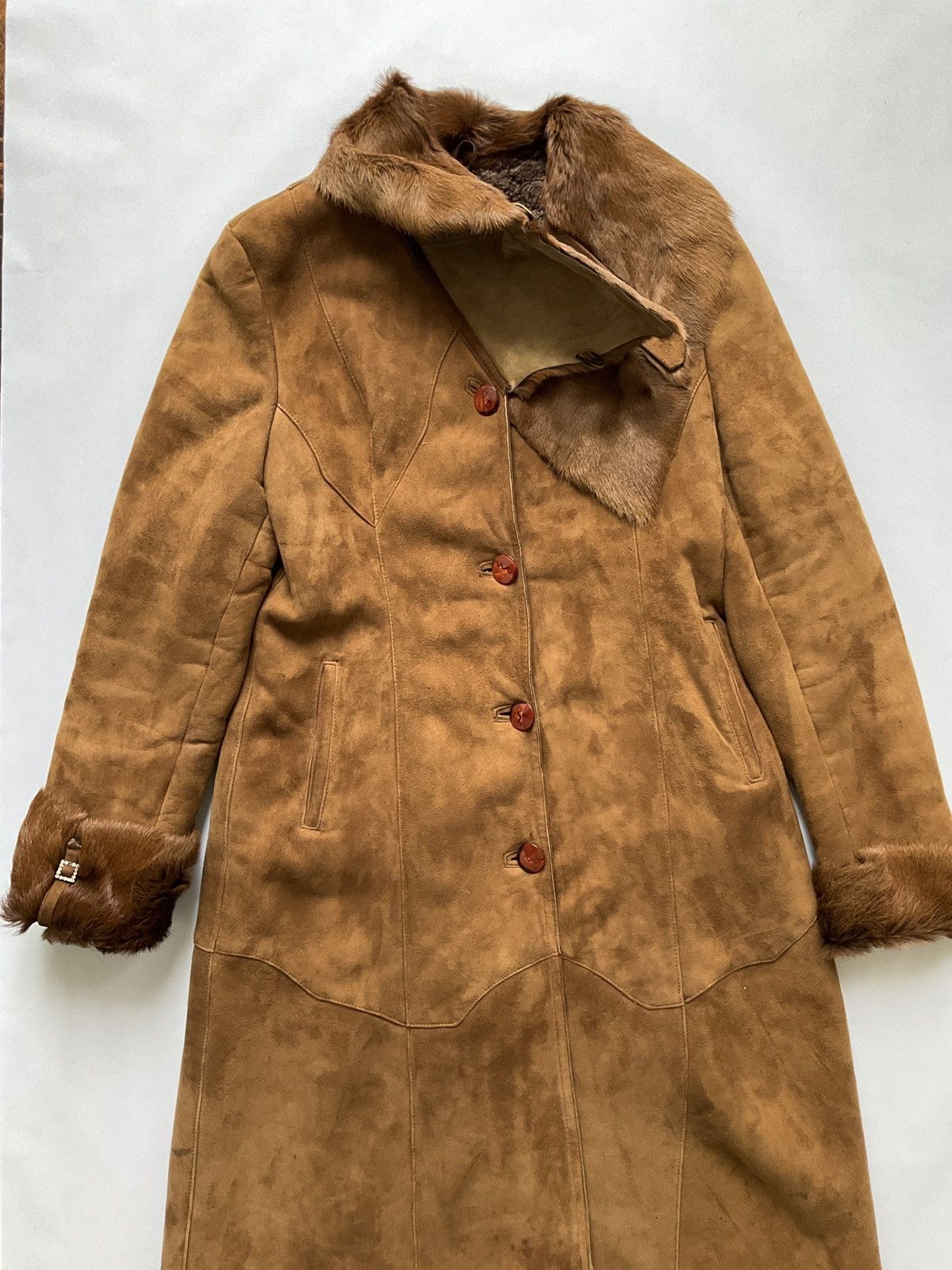 Vintage Vintage suede coat Size XL / US 12-14 / IT 48-50 - 6 Thumbnail