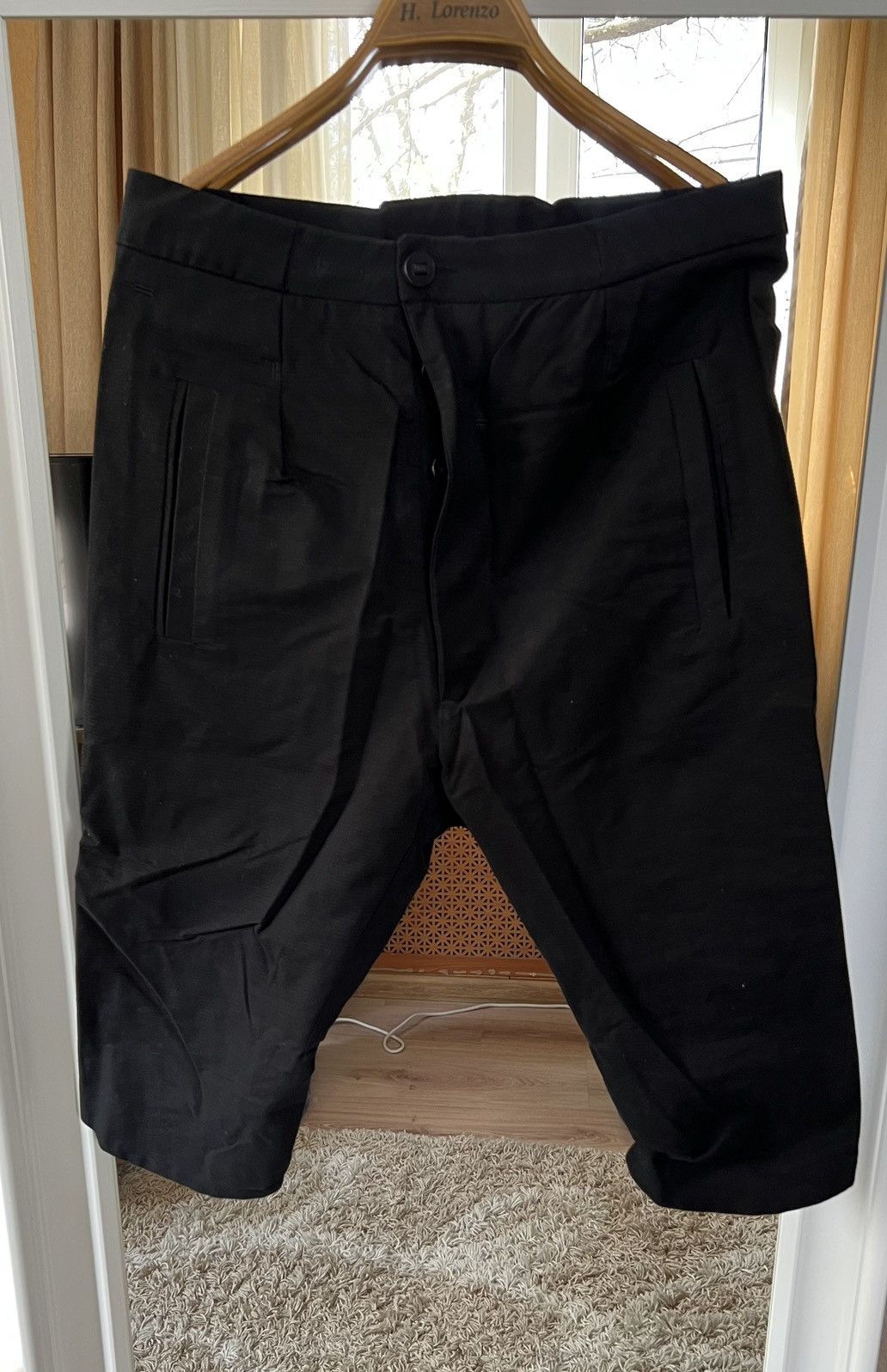 image of Boris Bidjan Saberi P4 F1916R in Black, Men's (Size 31)