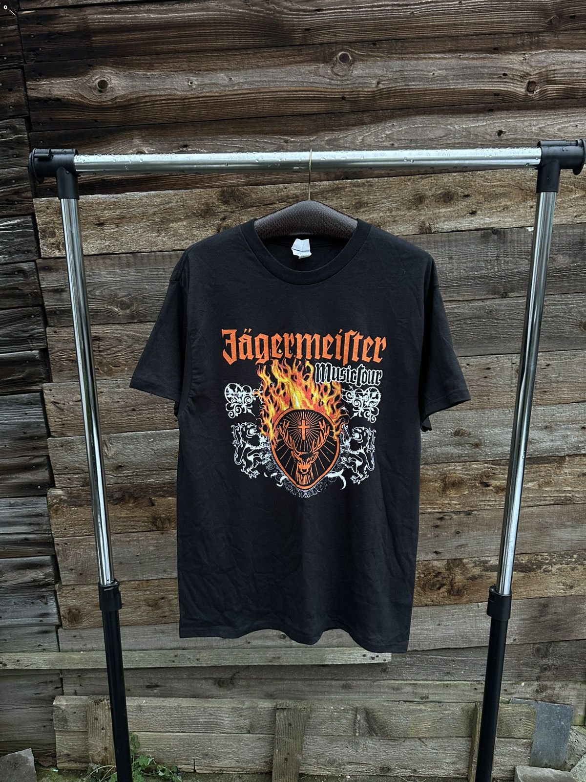 Band Tees × Vintage Vintage 00s Y2K Jaegermeister Band Tee Tour Size US L / EU 52-54 / 3 - 2 Thumbnail