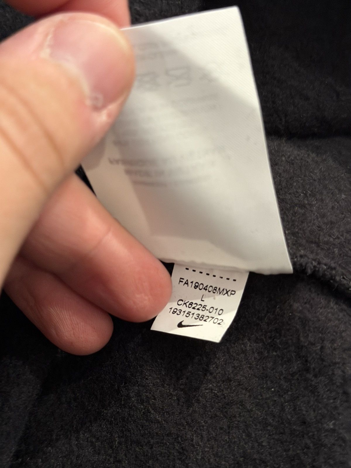 Nike × Supreme Supreme Nike Leather Applique Hoodie Size US L / EU 52-54 / 3 - 6 Thumbnail