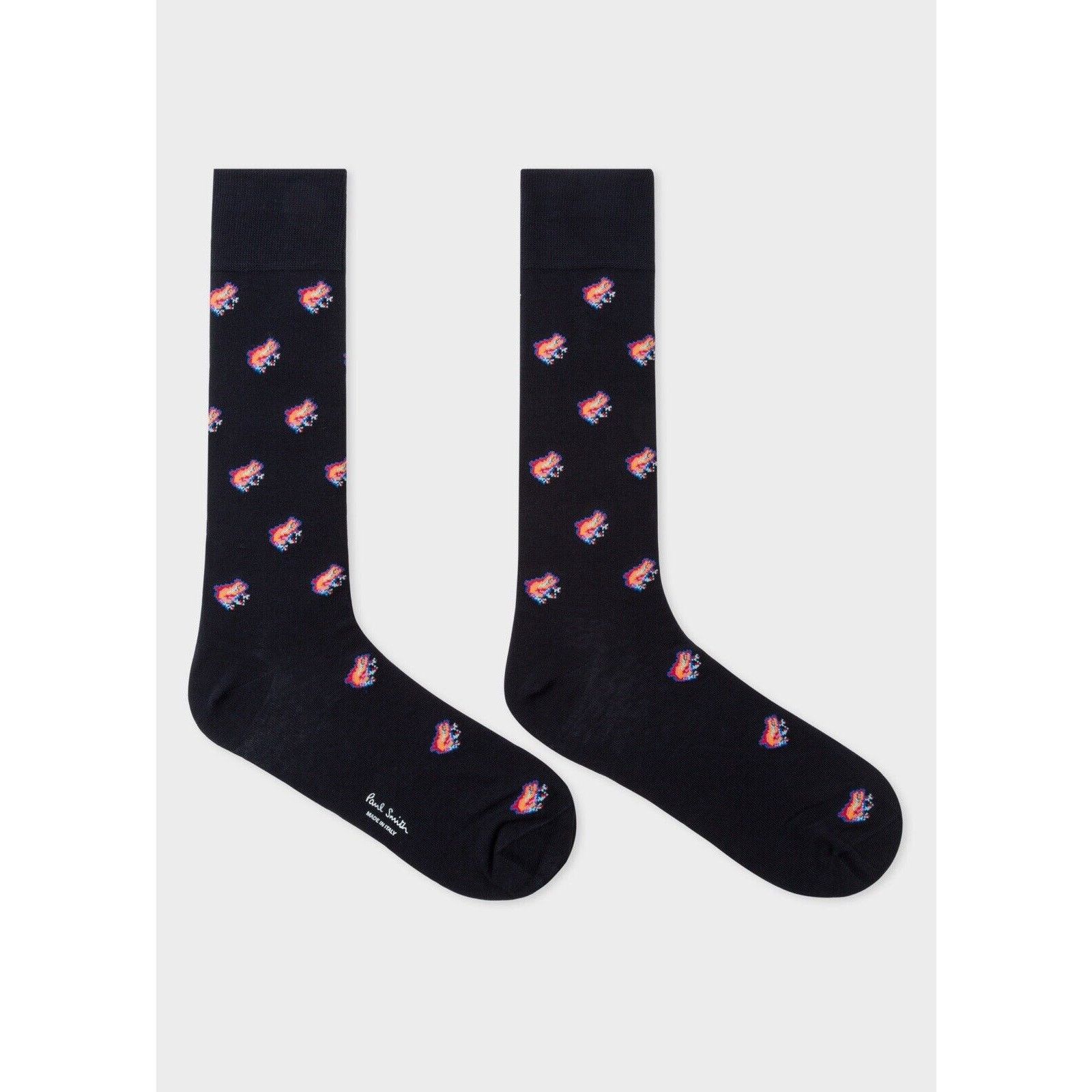 Paul Smith Rare! NWT $35 Paul Smith Men's “Dreamer Frog” Socks, Italy. Size ONE SIZE - 1 Thumbnail