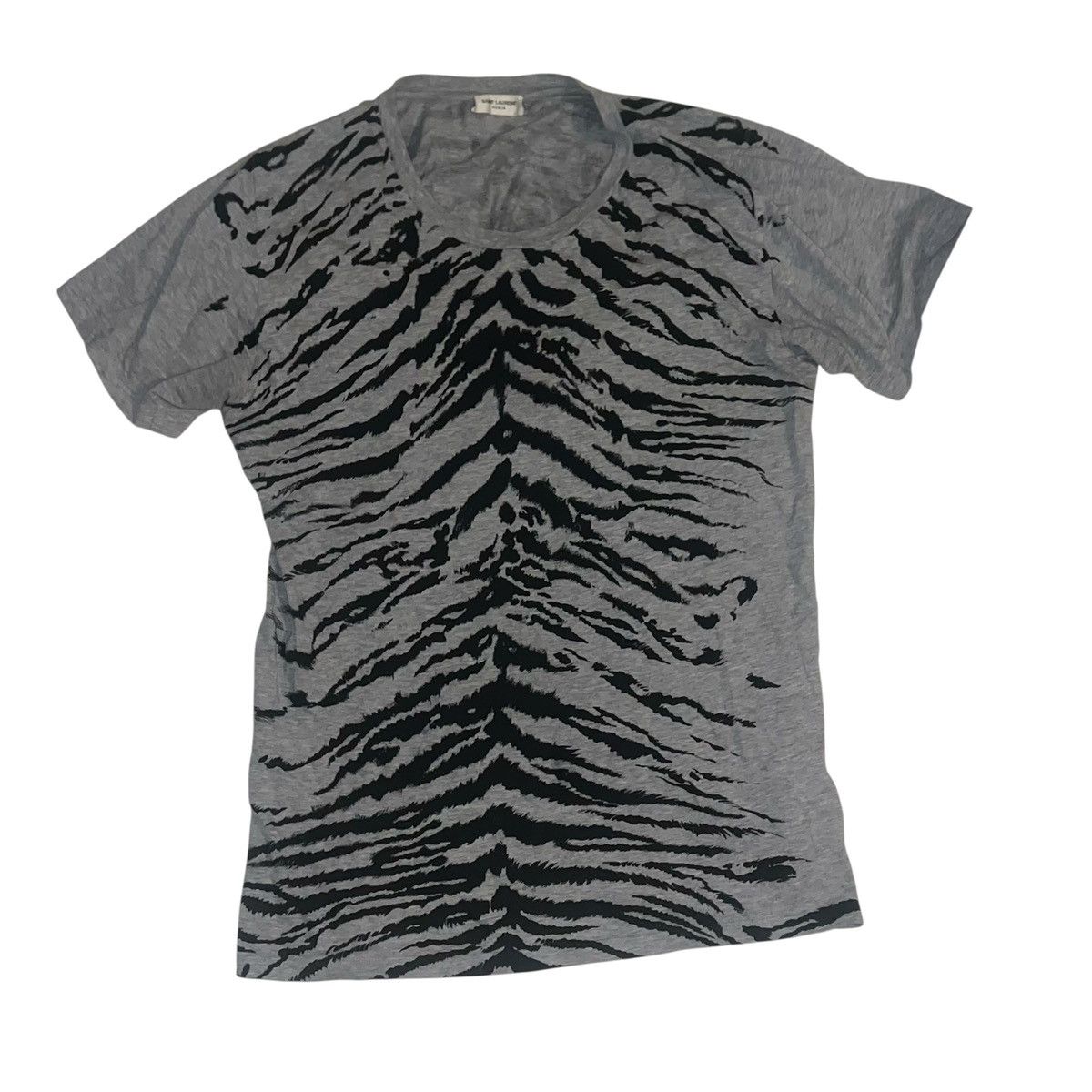 Hedi Slimane × Saint Laurent Paris final price! AW13 tiger printed