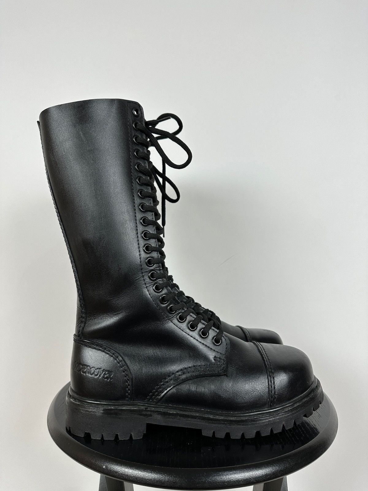 Vintage Vintage Undercover High Leather Steel Toe England Boots Size US 7.5 / EU 40-41 - 2 Thumbnail