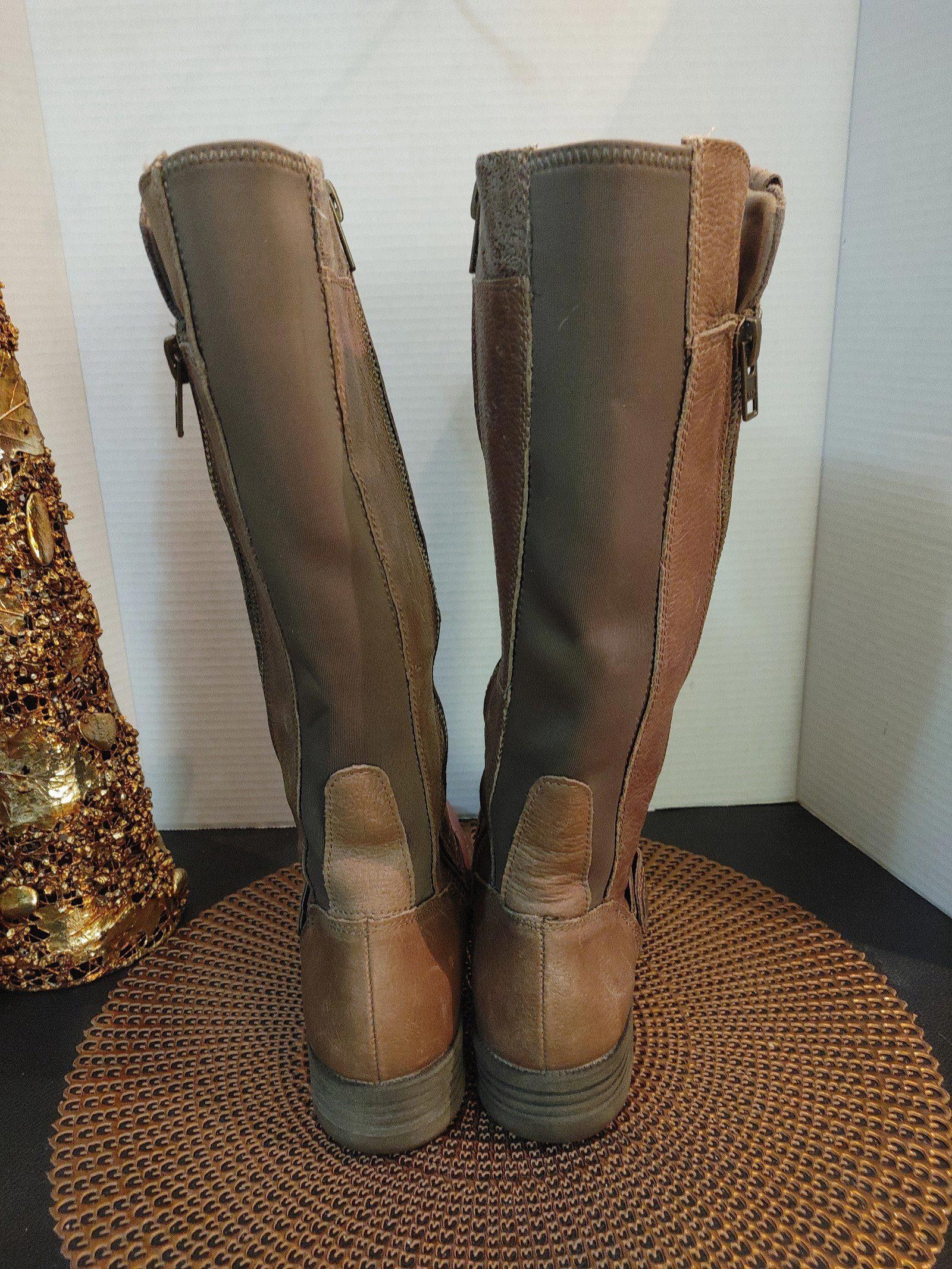Designer Earth Origins Portia Leather Boots Size 9M Size US 9 / IT 39 - 6 Thumbnail