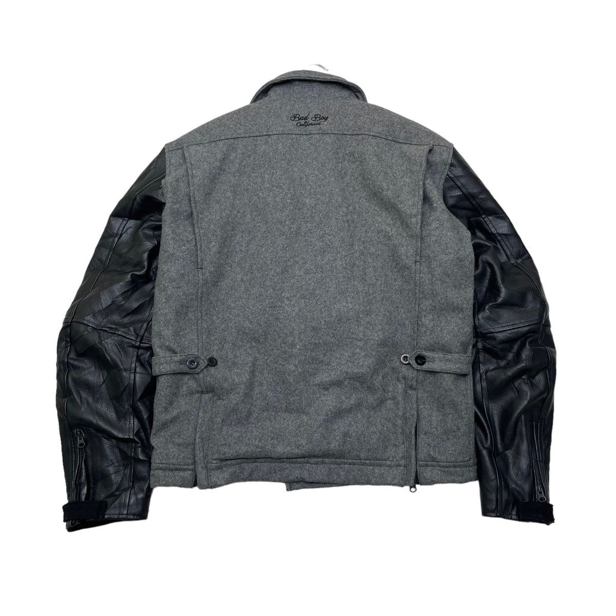 Bob Marley 🔥Vintage Badboy Double Collar Varsity Letterman Jacket Size US M / EU 48-50 / 2 - 2 Thumbnail