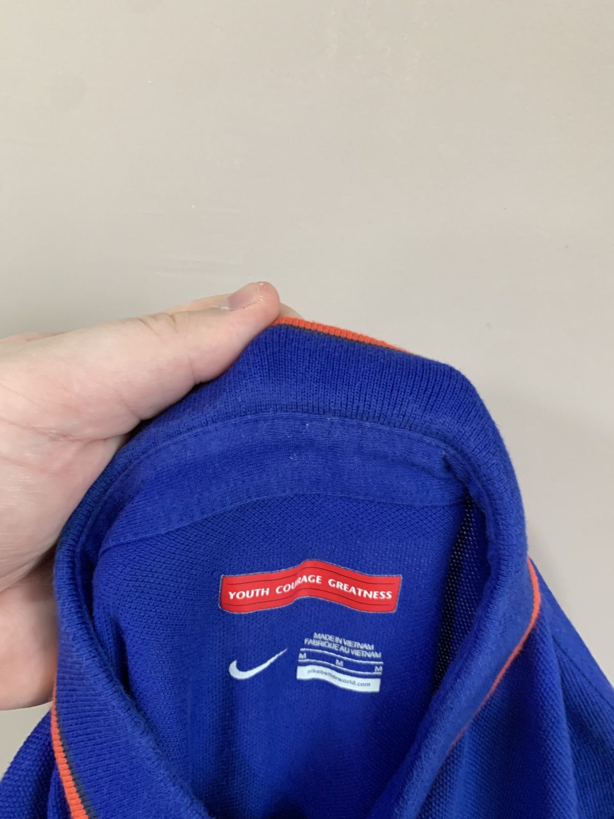 Nike Manchester United Nike blue polo shirt football soccer Size US M / EU 48-50 / 2 - 10 Thumbnail