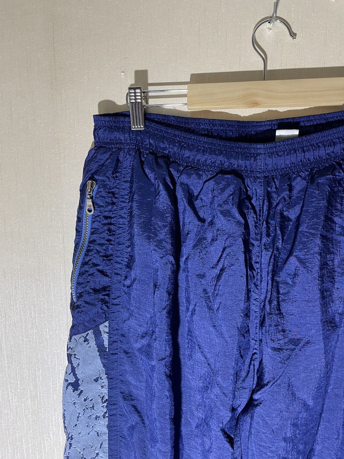 Nike × Vintage Nike vintage streetwear nylons sweatpants 90s Size US 36 / EU 52 - 3 Thumbnail
