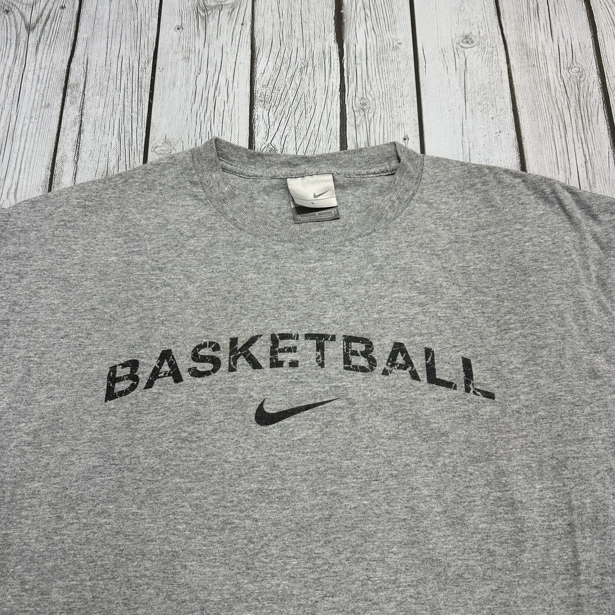 Nike × Vintage Vintage Nike Basketball tee Size US L / EU 52-54 / 3 - 3 Thumbnail