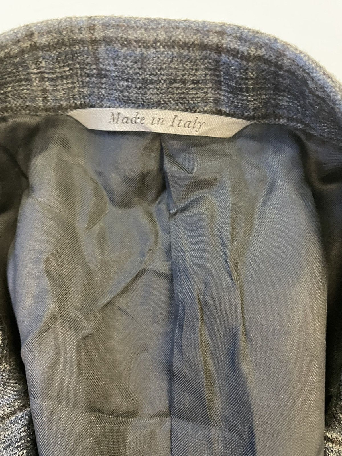 Canali Fall Weight Wool Check Jacket Size 46R - 6 Thumbnail