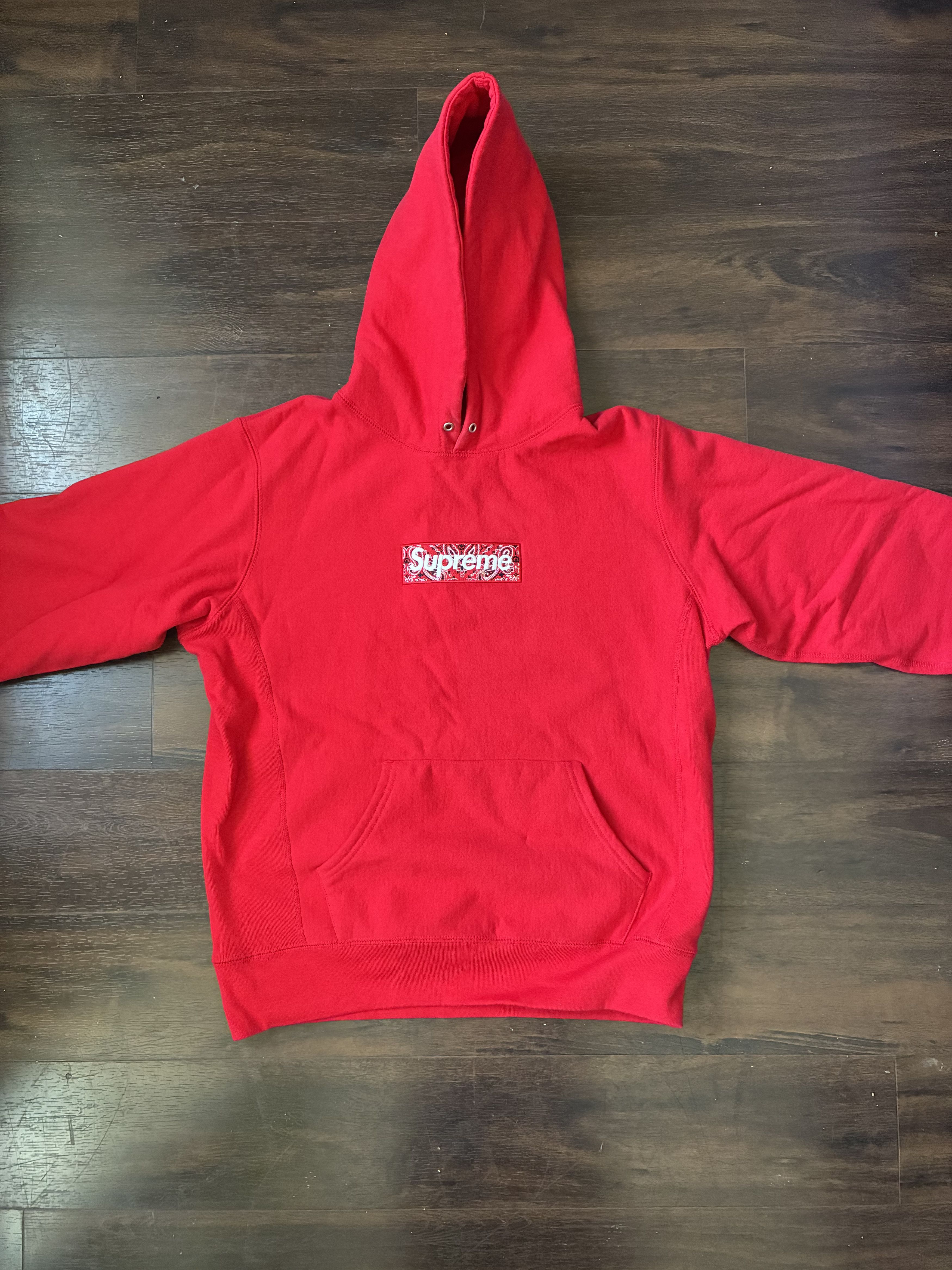 Supreme Supreme Bandana Box Logo Hoodie | Grailed