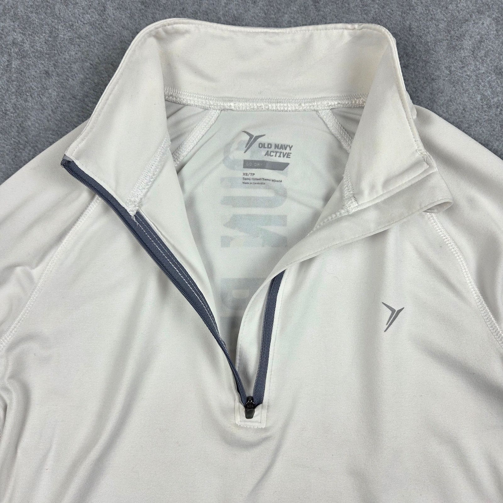 Old Navy Old Navy Active XS Long Sleeve 3/4 Zip Shirt Run Rest Repeat Size XS / US 0-2 / IT 36-38 - 5 Thumbnail