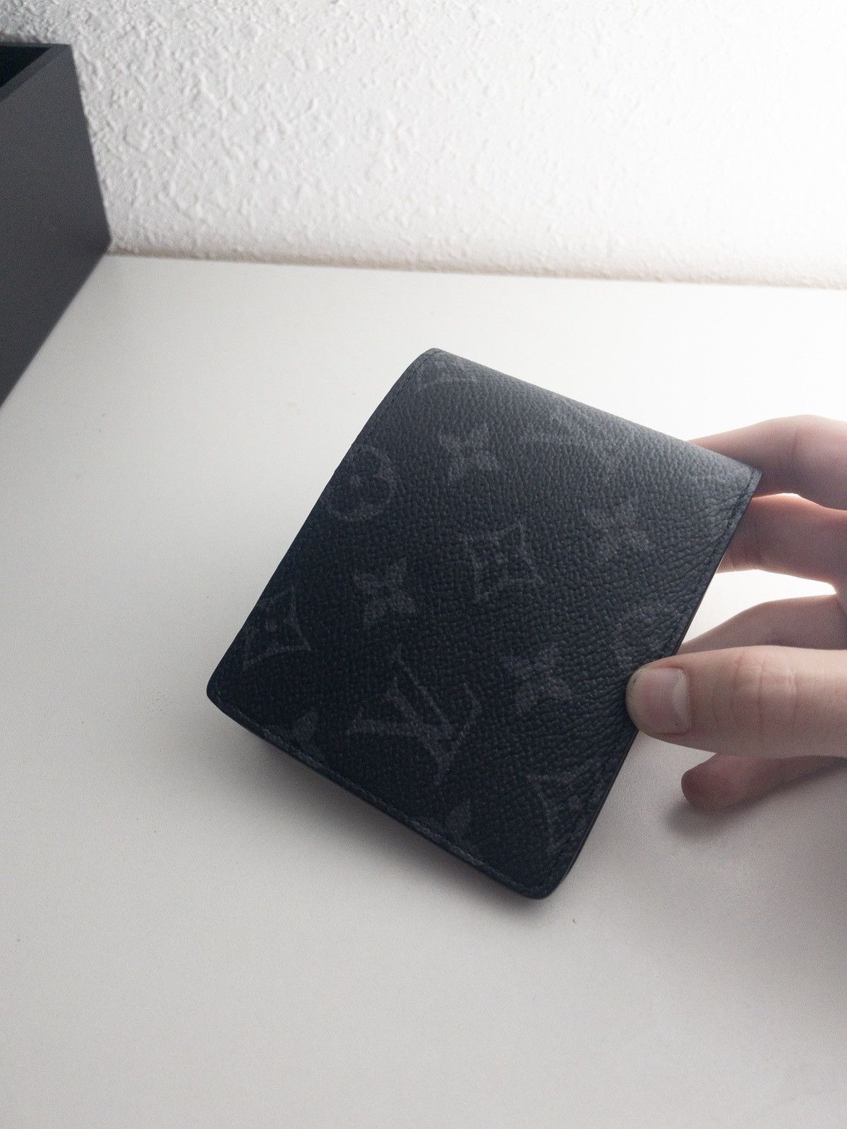 Louis Vuitton Louis Vuitton Monogram Leather Eclipse Bi-Fold Wallet Size ONE SIZE - 5 Thumbnail