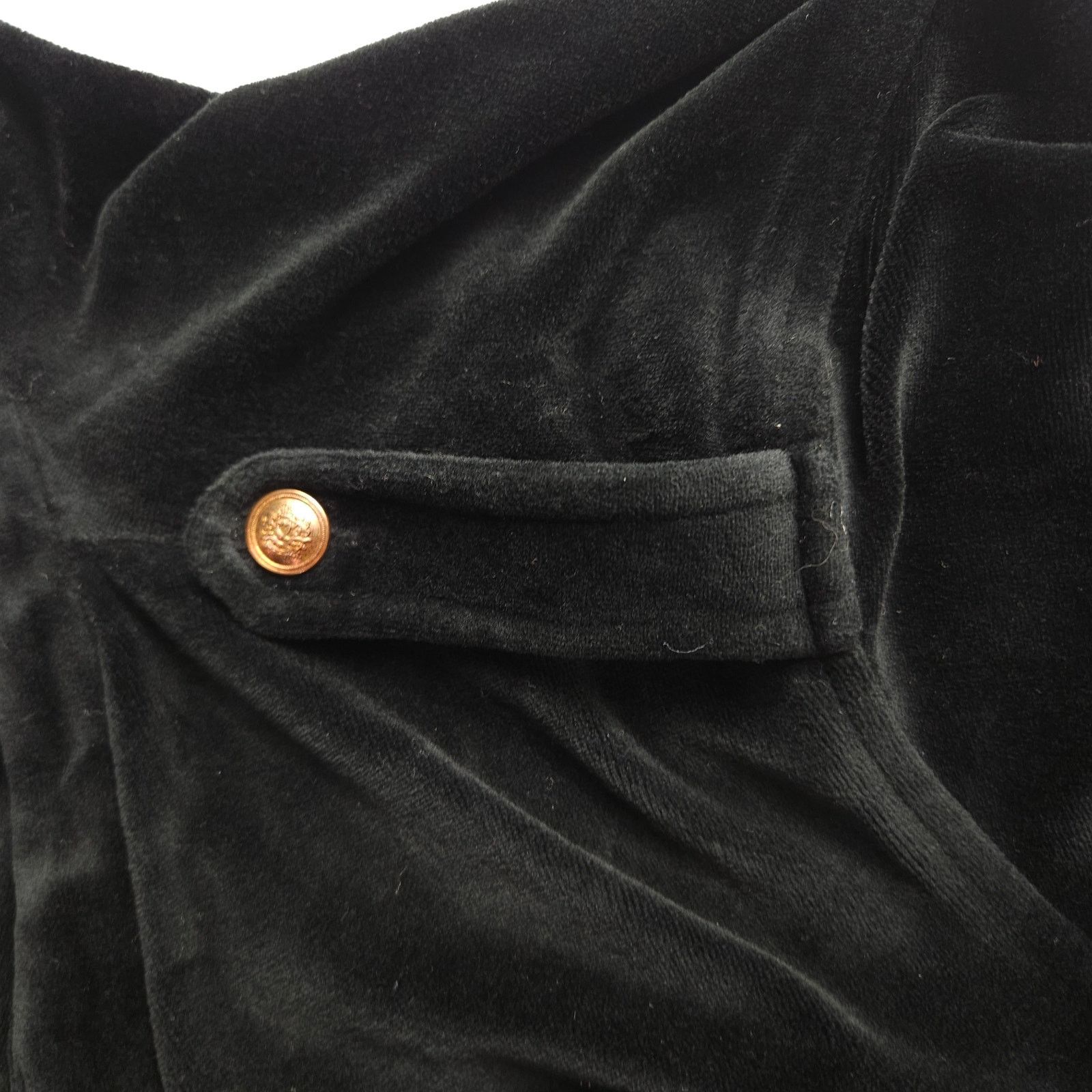 Jones New York EUC VTG Jones New York Velour Utility Shirt Sz. S Black Size S / US 4 / IT 40 - 7 Thumbnail