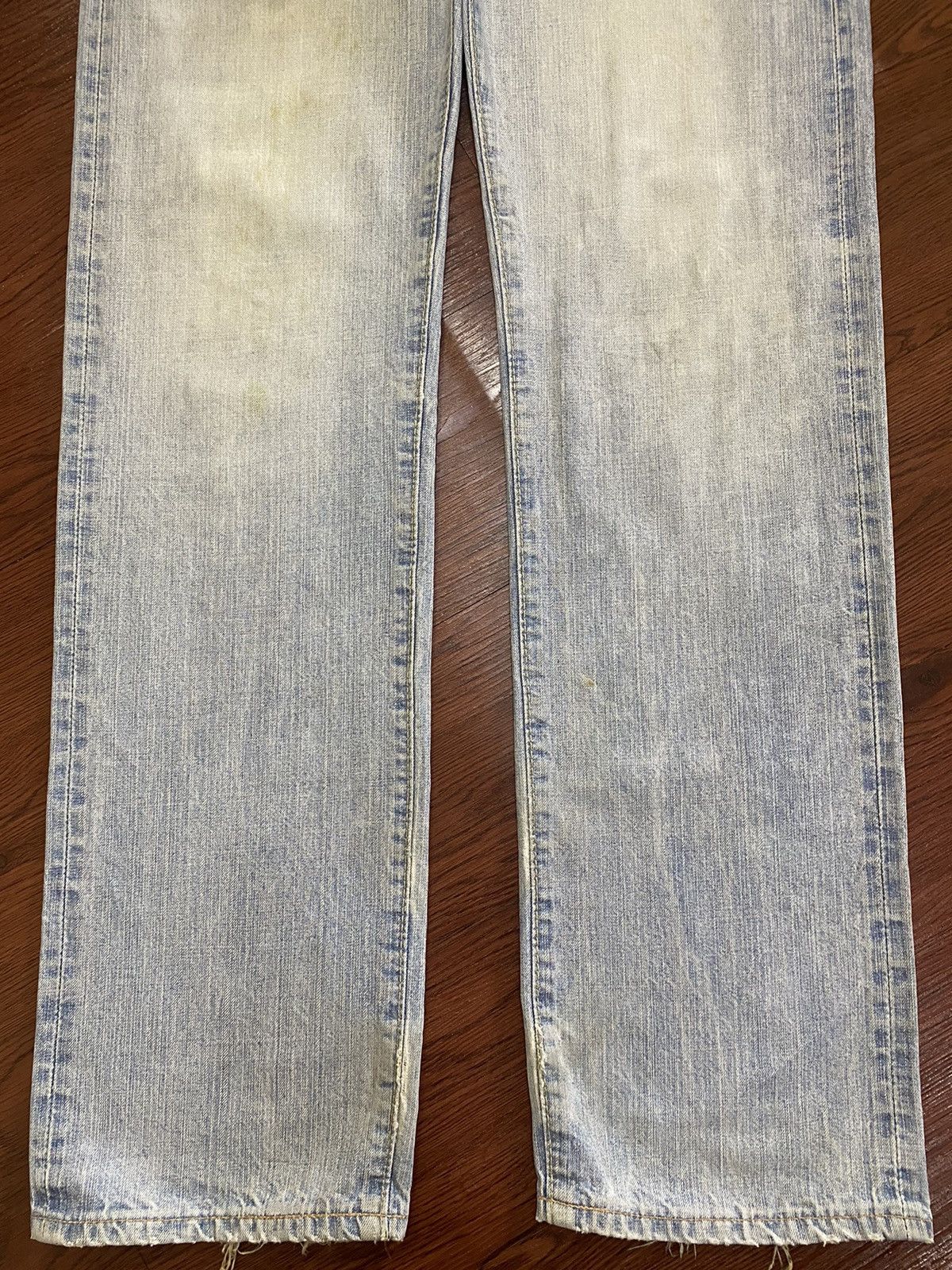 Edwin Vintage Edwin505 BXX Faded Wash Orange Tab Loose Jeans Size US 32 / EU 48 - 5 Thumbnail