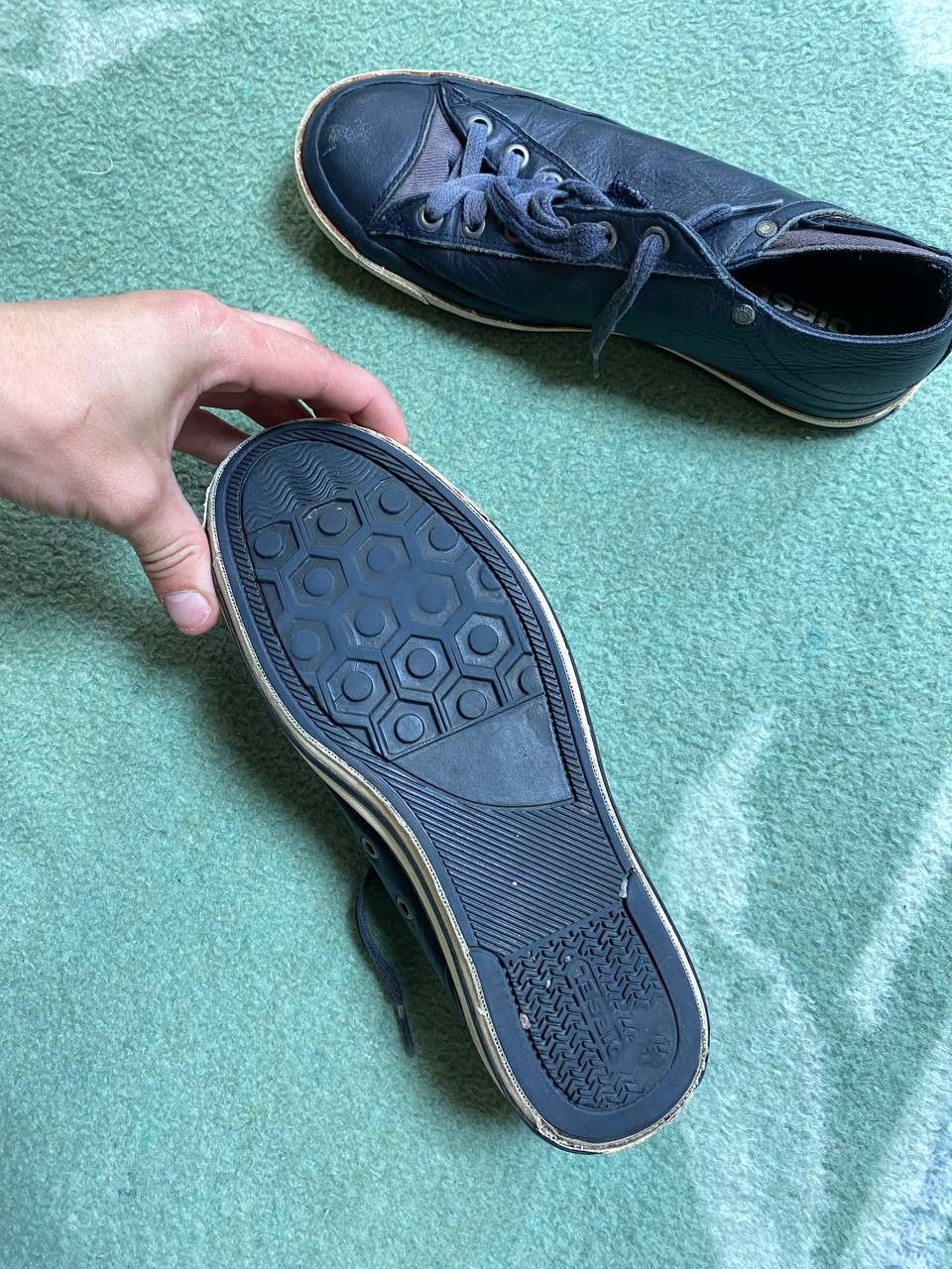 Diesel Low-Top Sneakers Vintage Diesel logo Streetwear Y2K Size US 8.5 / EU 41-42 - 8 Thumbnail